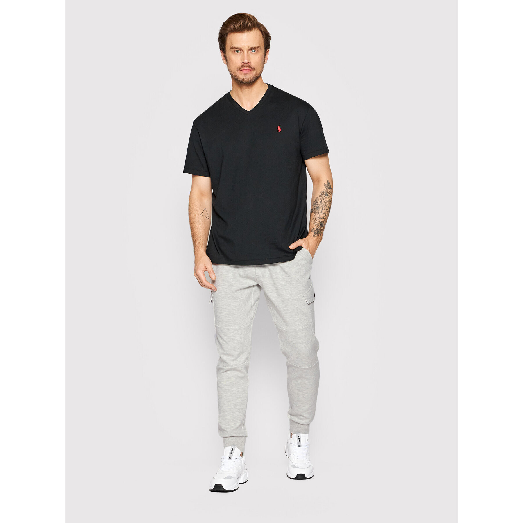 Polo Ralph Lauren Tričko 710708261 Čierna Classic Fit - Pepit.sk