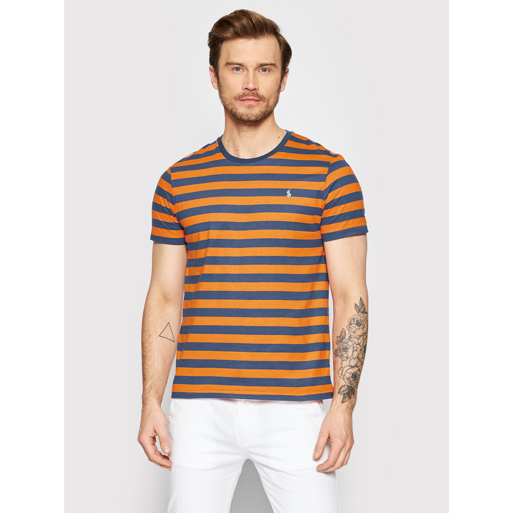 Polo Ralph Lauren Tričko 710803479011 Oranžová Custom Slim Fit - Pepit.sk