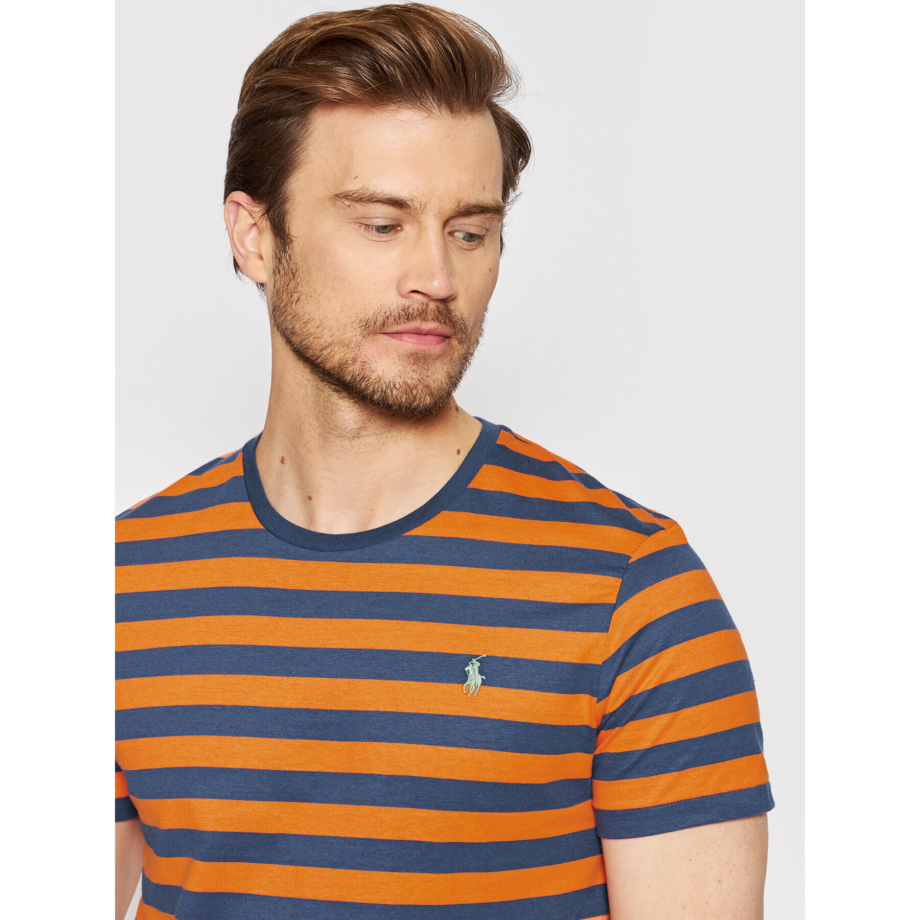 Polo Ralph Lauren Tričko 710803479011 Oranžová Custom Slim Fit - Pepit.sk