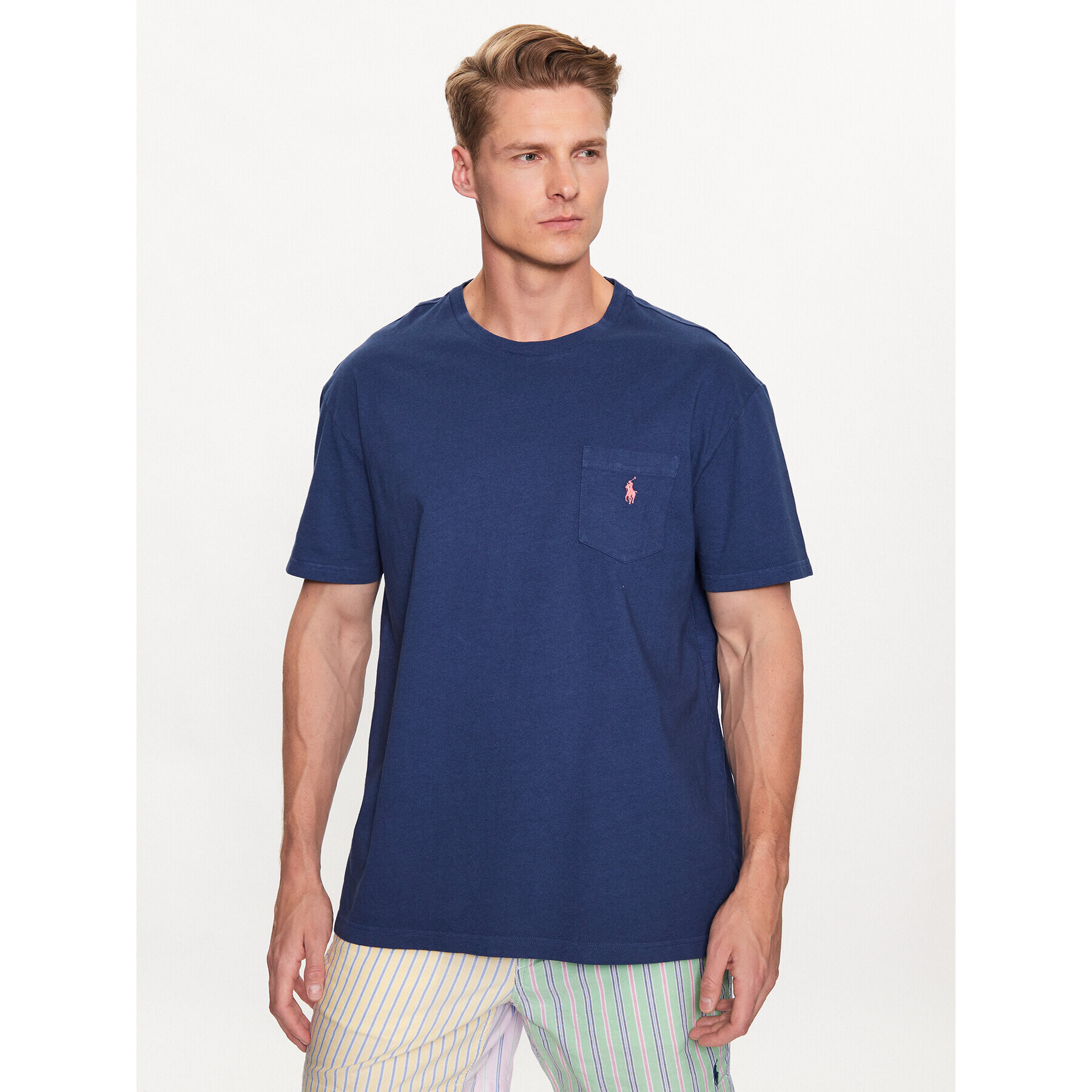 Polo Ralph Lauren Tričko 710835756006 Tmavomodrá Regular Fit - Pepit.sk