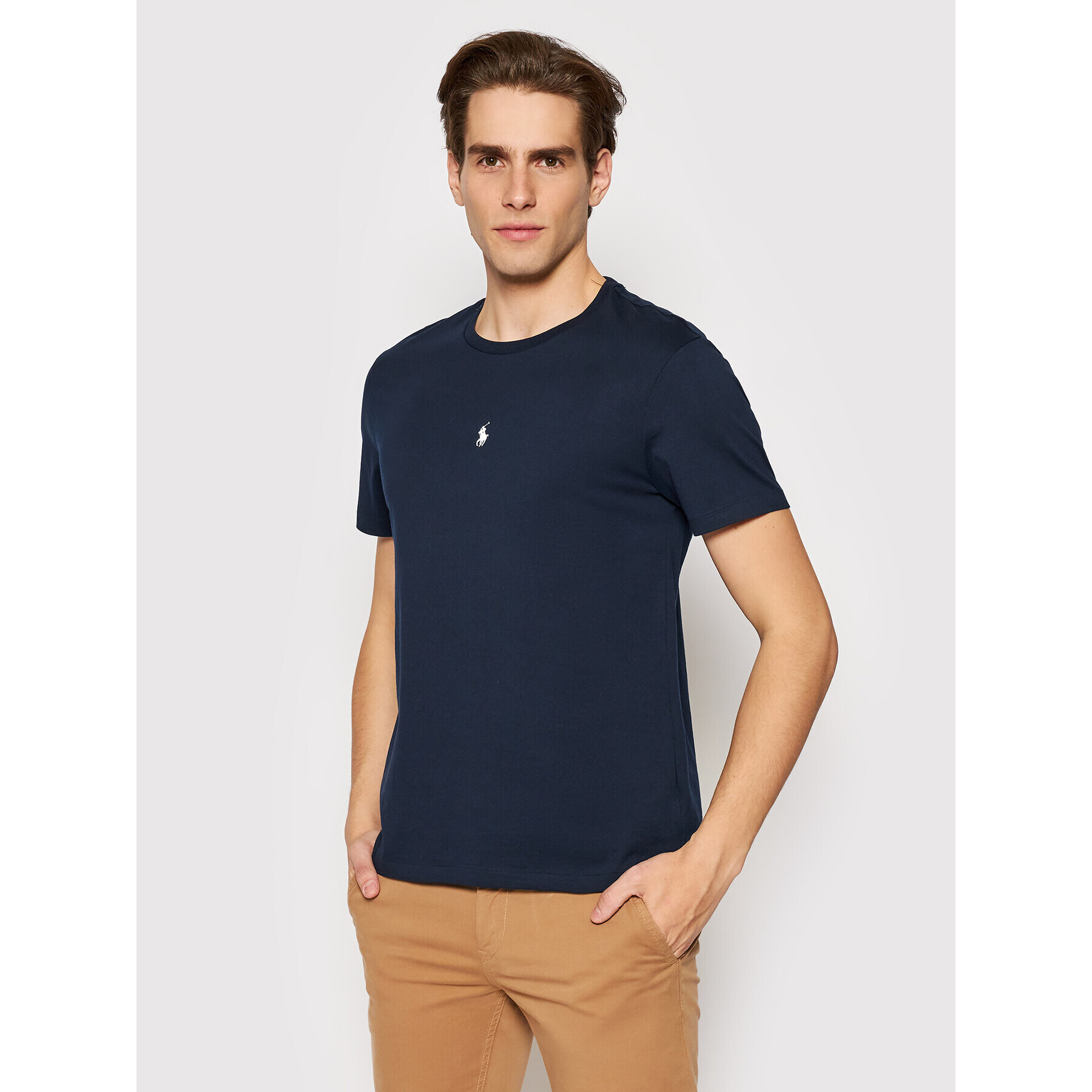 Polo Ralph Lauren Tričko 710839046004 Tmavomodrá Slim Fit - Pepit.sk