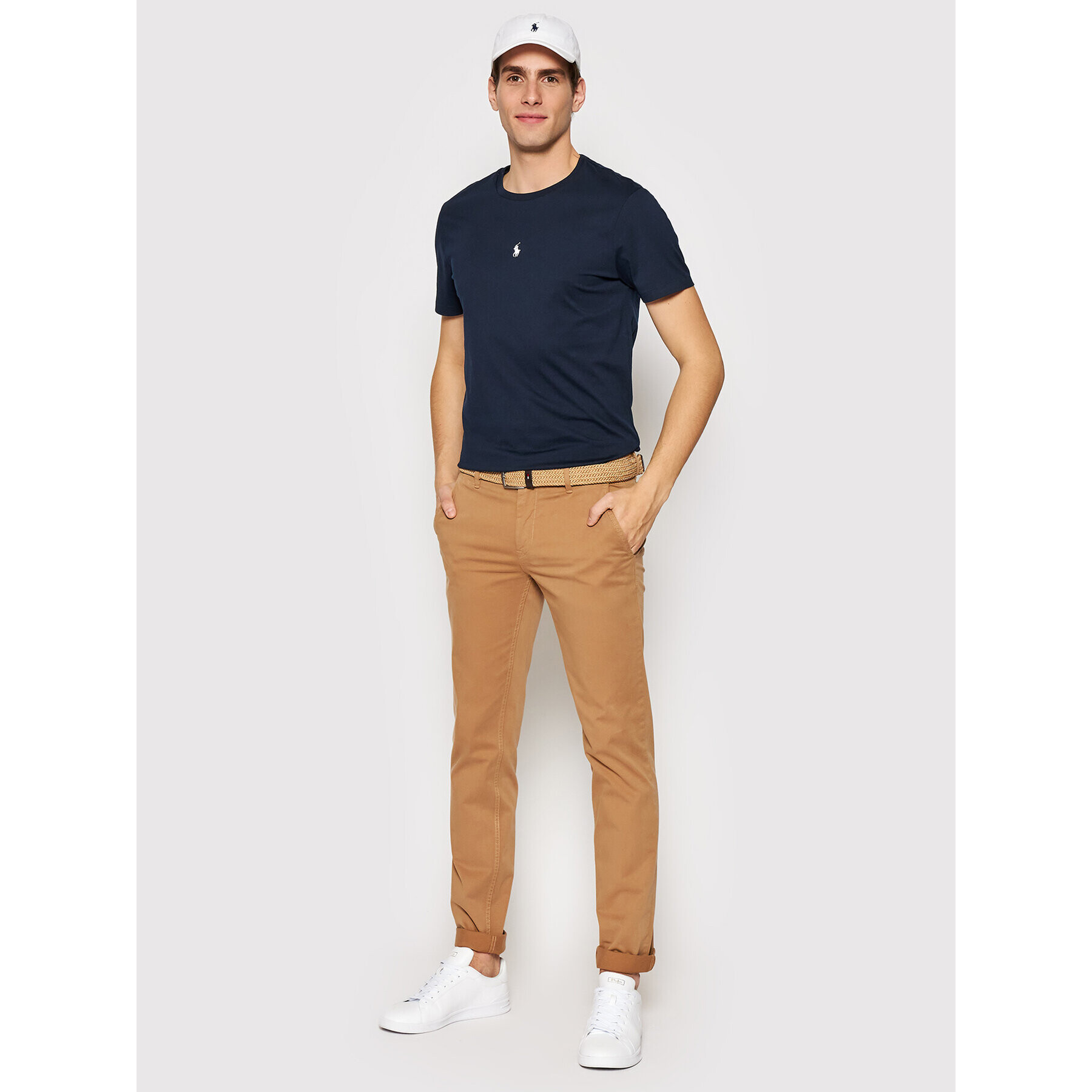 Polo Ralph Lauren Tričko 710839046004 Tmavomodrá Slim Fit - Pepit.sk