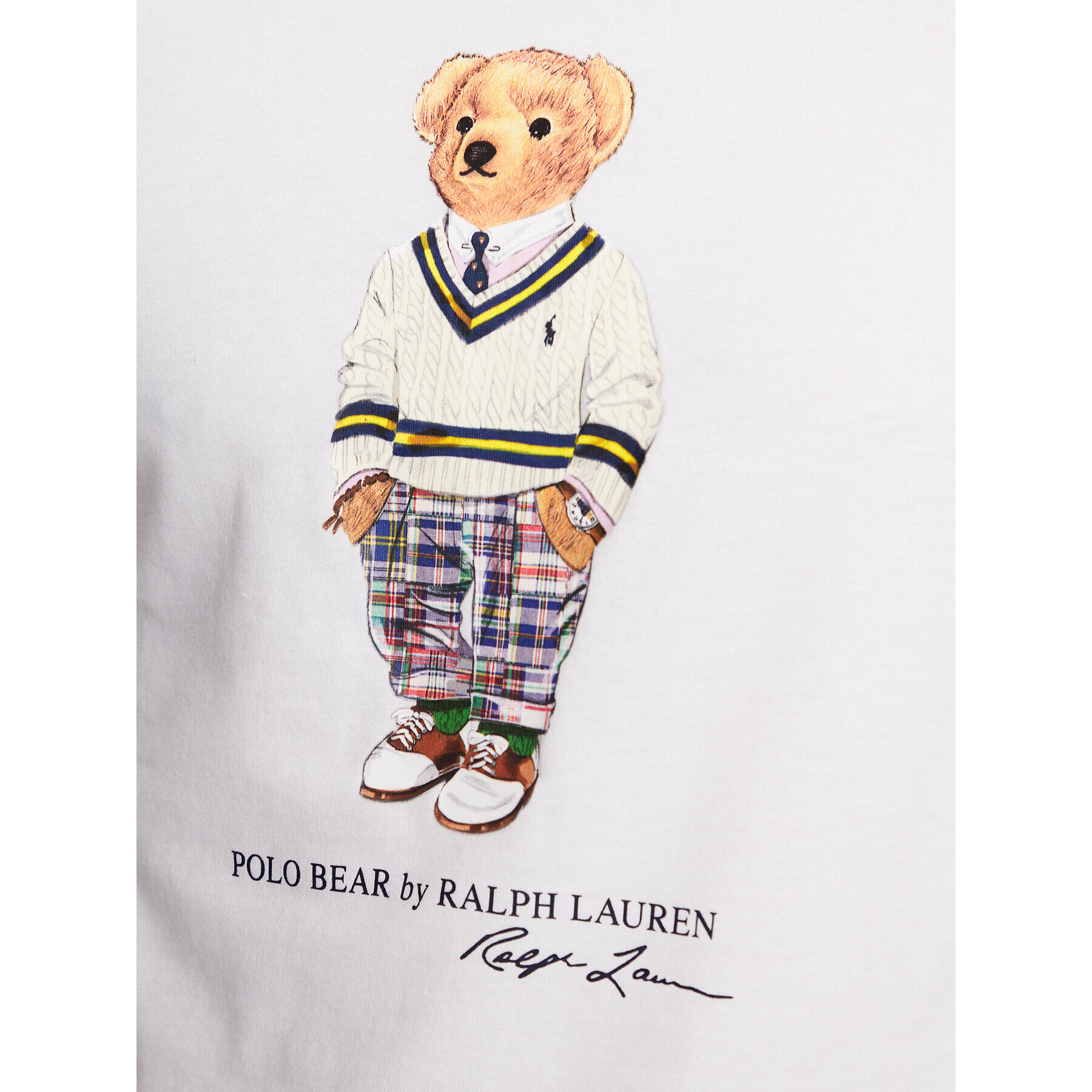 Polo Ralph Lauren Tričko 710853310018 Biela Regular Fit - Pepit.sk