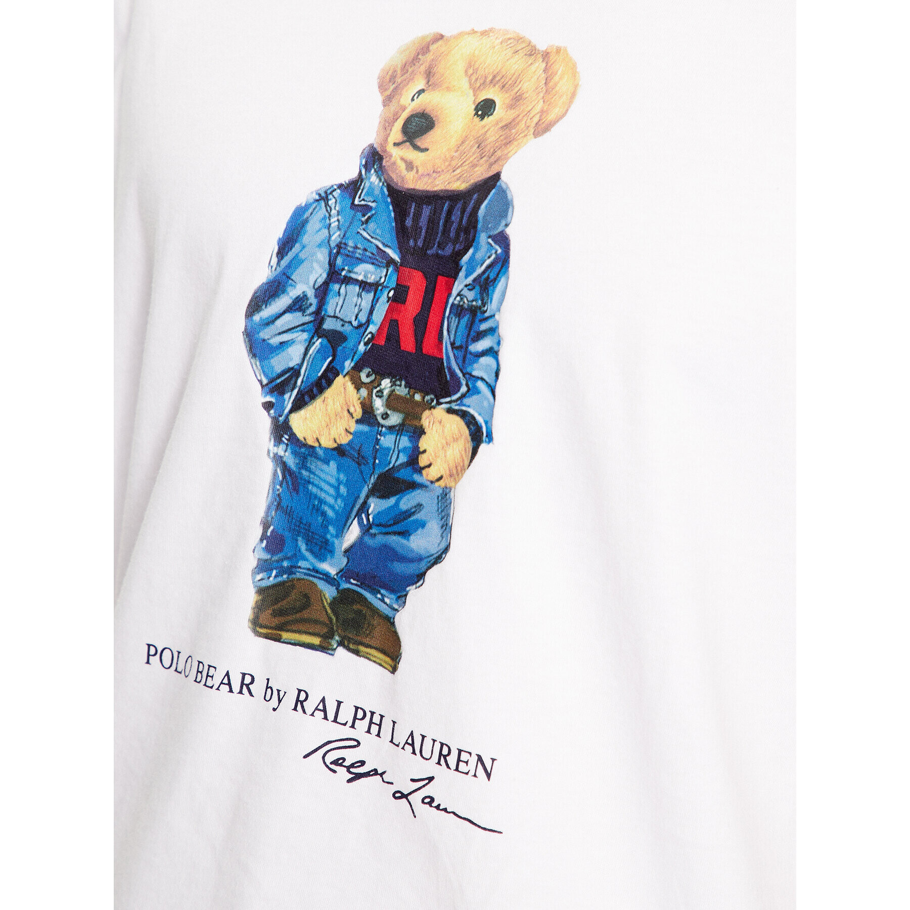 Polo Ralph Lauren Tričko 710854497011 Biela Regular Fit - Pepit.sk