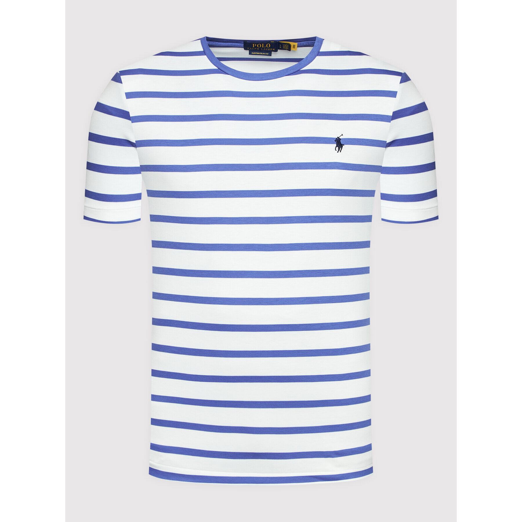 Polo Ralph Lauren Tričko 710857244005 Biela Custom Slim Fit - Pepit.sk