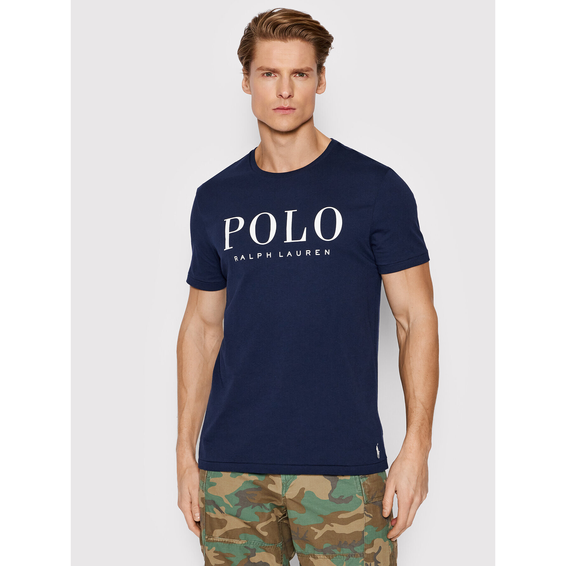 Polo Ralph Lauren Tričko 710860829006 Tmavomodrá Slim Fit - Pepit.sk