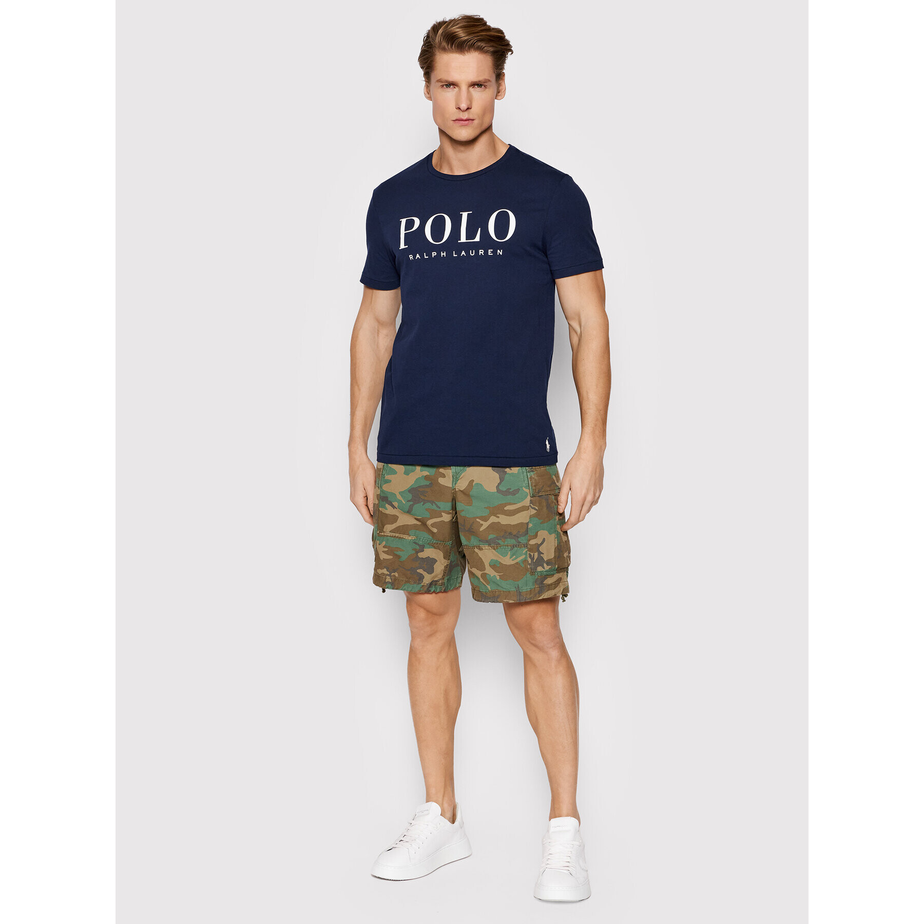 Polo Ralph Lauren Tričko 710860829006 Tmavomodrá Slim Fit - Pepit.sk