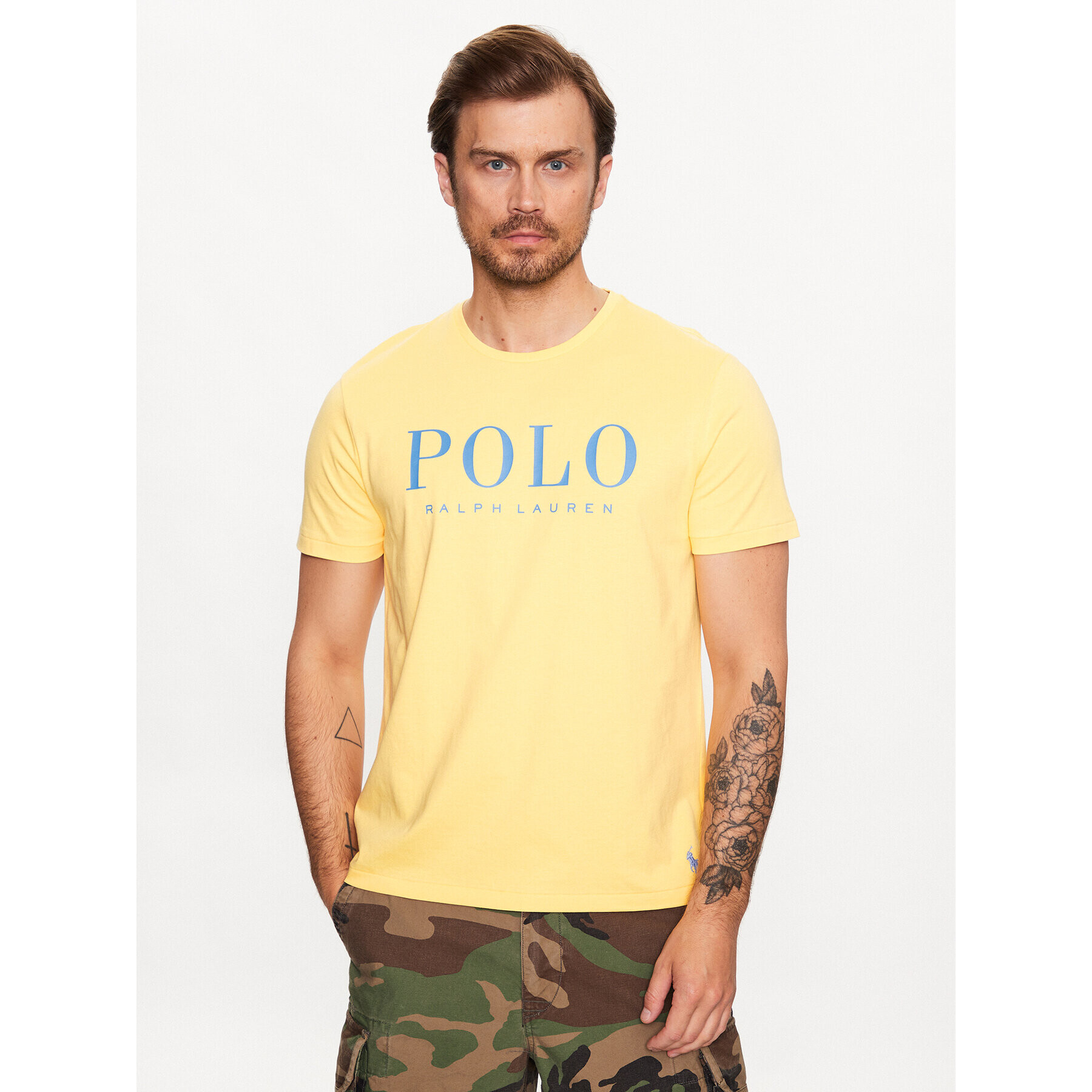 Polo Ralph Lauren Tričko 710860829010 Žltá Custom Slim Fit - Pepit.sk