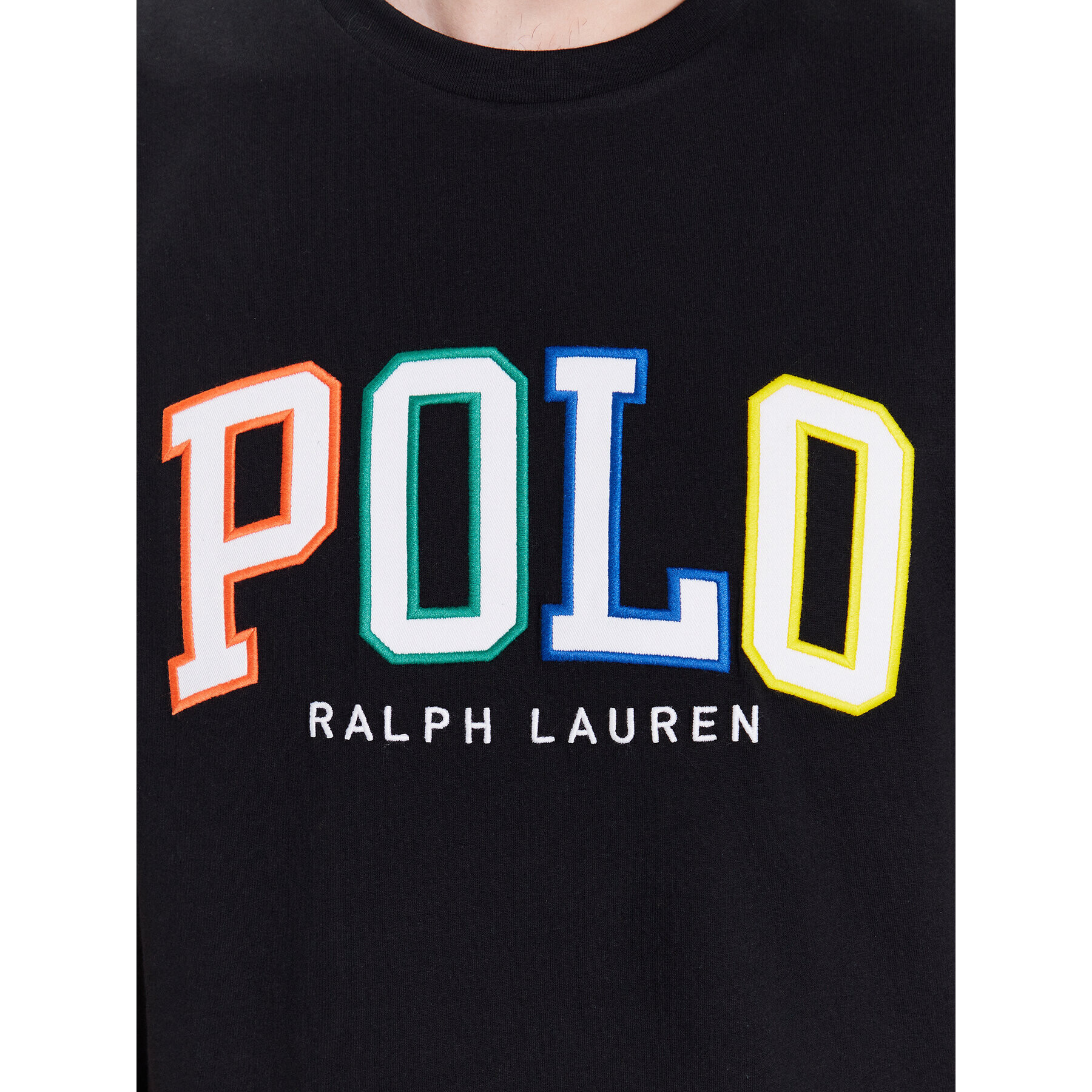 Polo Ralph Lauren Tričko 710890804001 Čierna Custom Fit - Pepit.sk