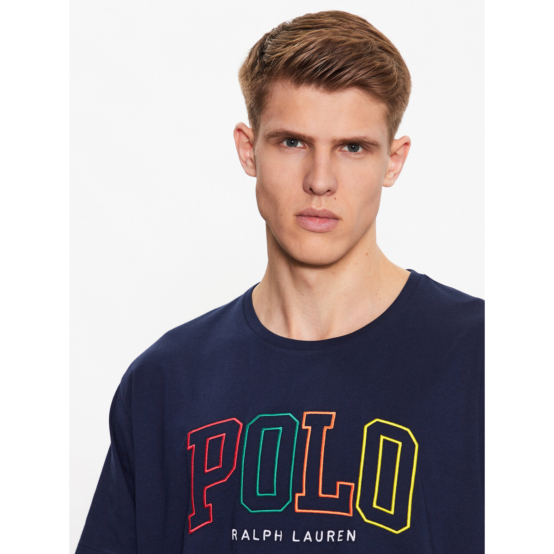 Polo Ralph Lauren Tričko 710899185001 Tmavomodrá Relaxed Fit - Pepit.sk