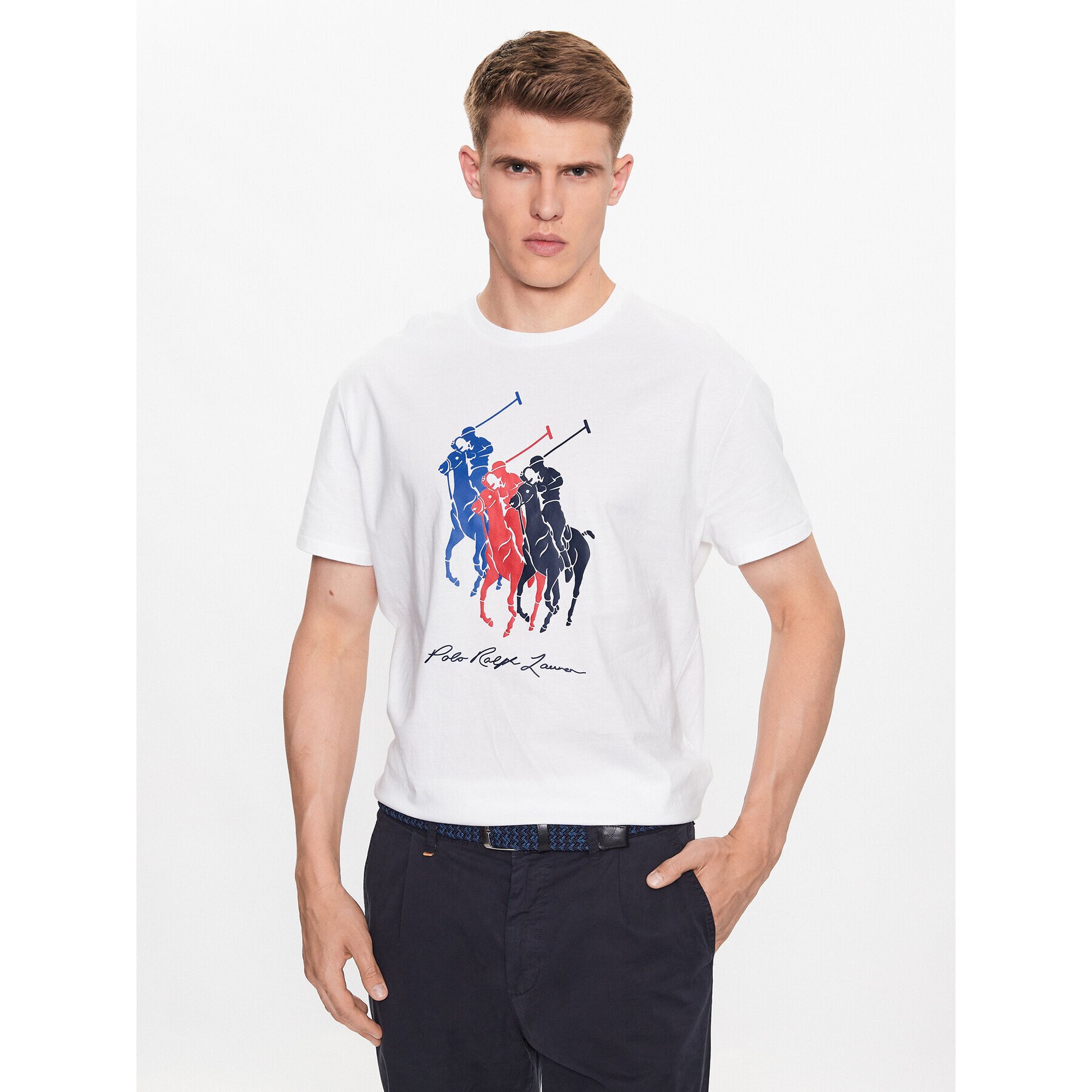 Polo Ralph Lauren Tričko 710909588002 Biela Classic Fit - Pepit.sk