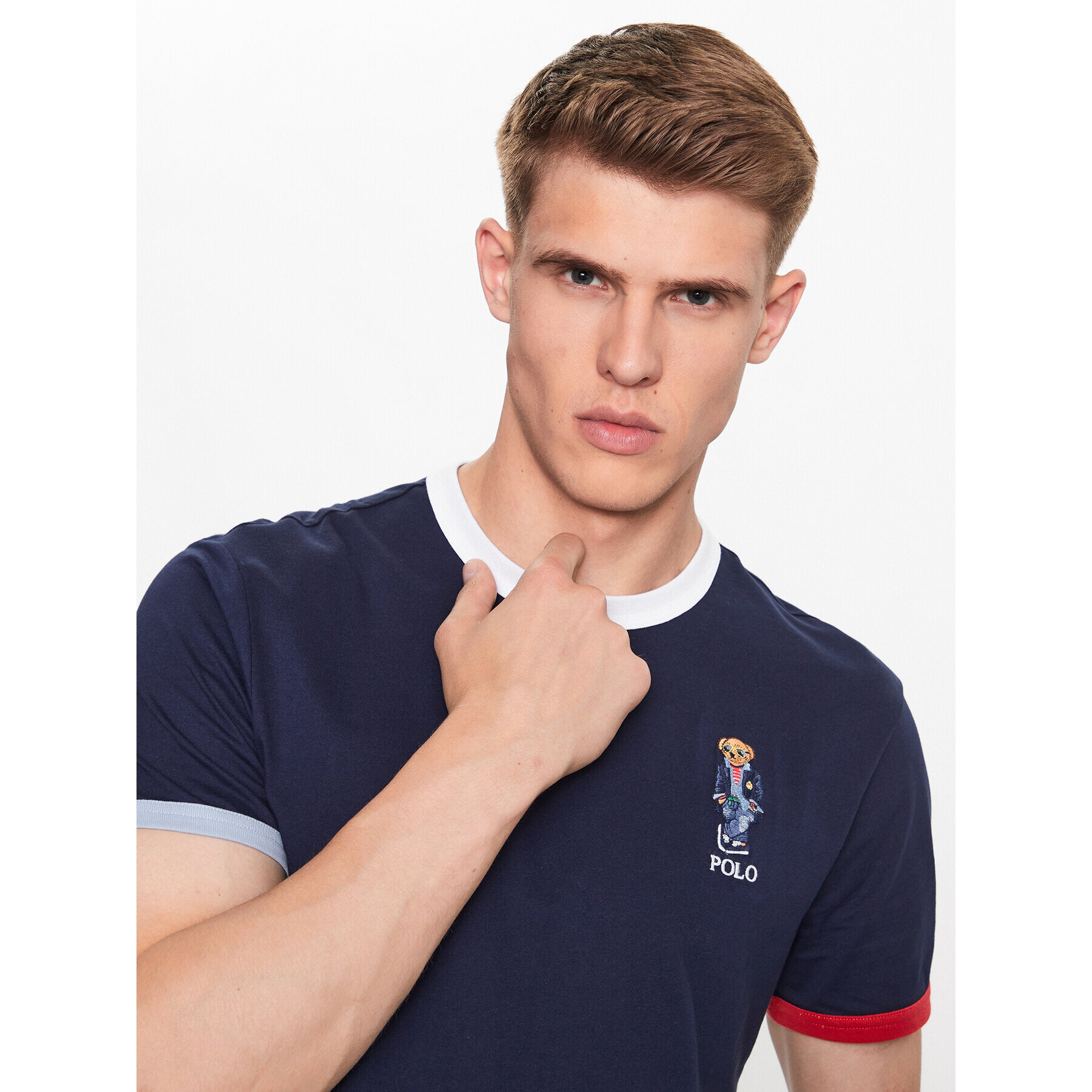 Polo Ralph Lauren Tričko 710909789001 Tmavomodrá Regular Fit - Pepit.sk