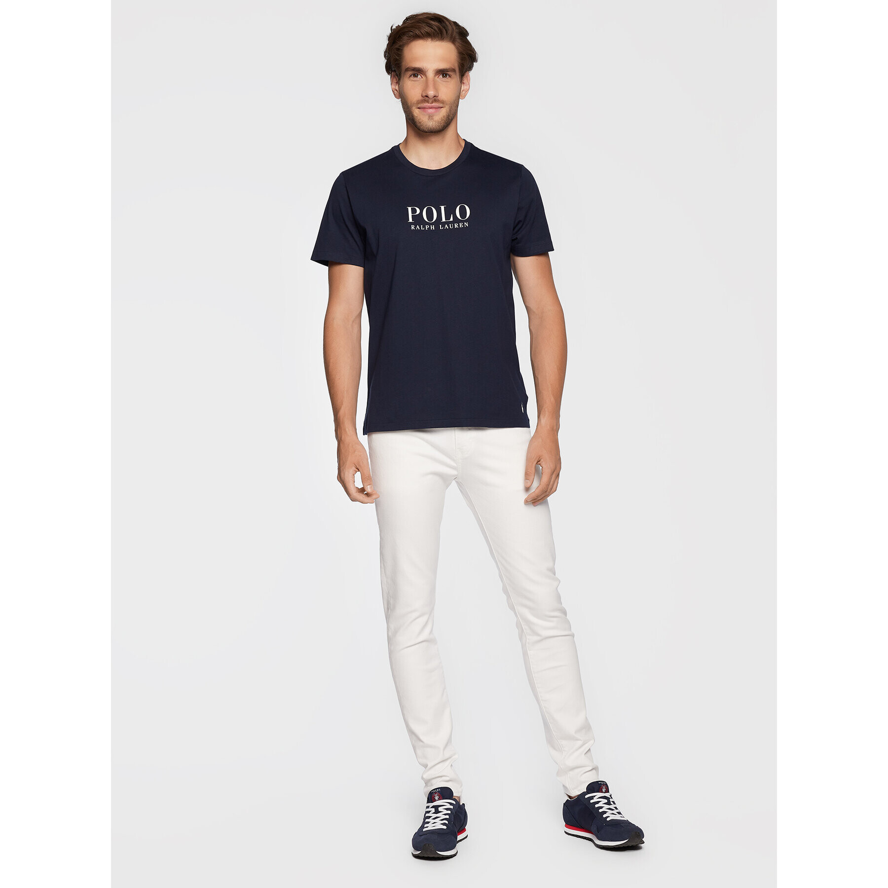 Polo Ralph Lauren Tričko 714862615003 Tmavomodrá Slim Fit - Pepit.sk