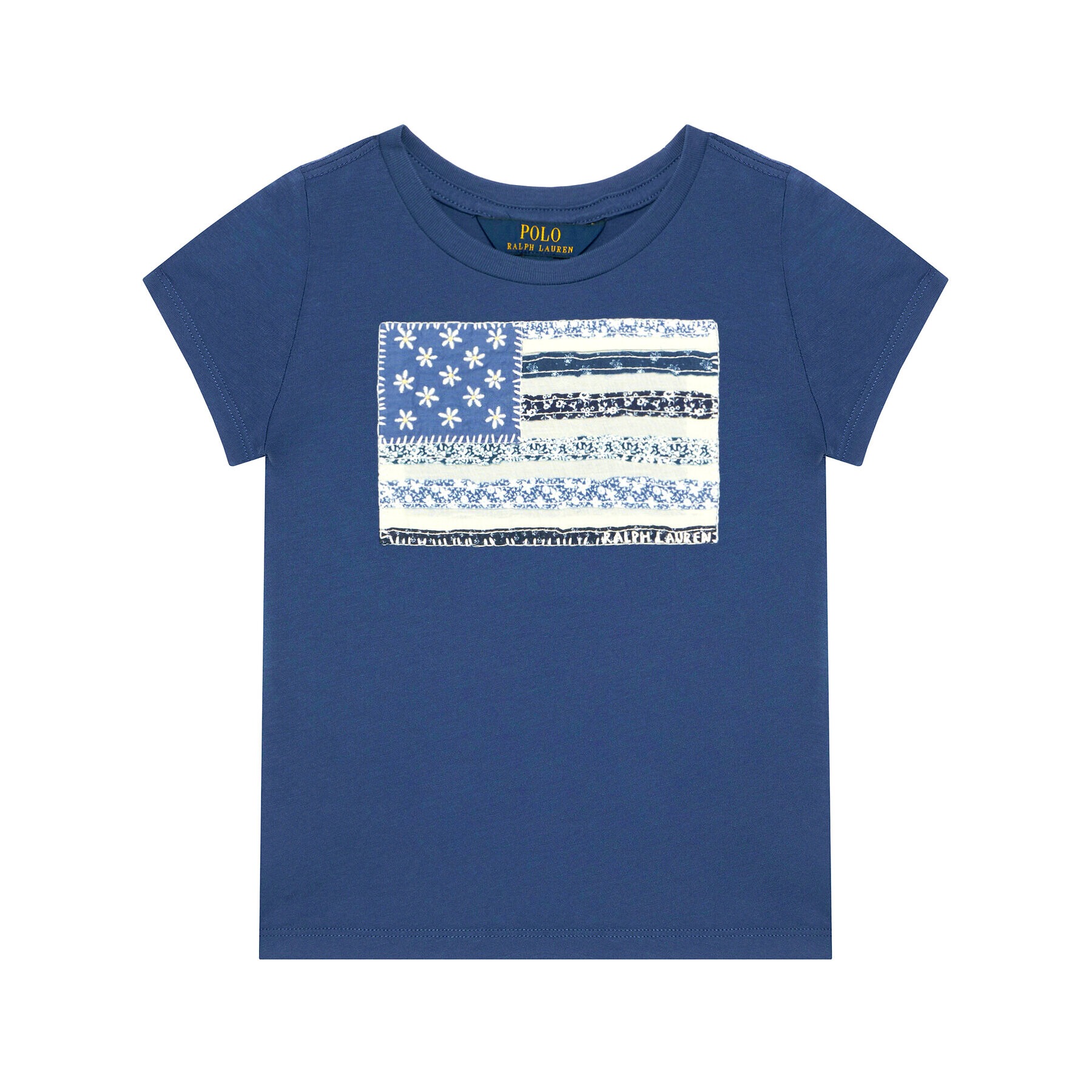 Polo Ralph Lauren Tričko SS Flag Tee 313785446002 Tmavomodrá Regular Fit - Pepit.sk