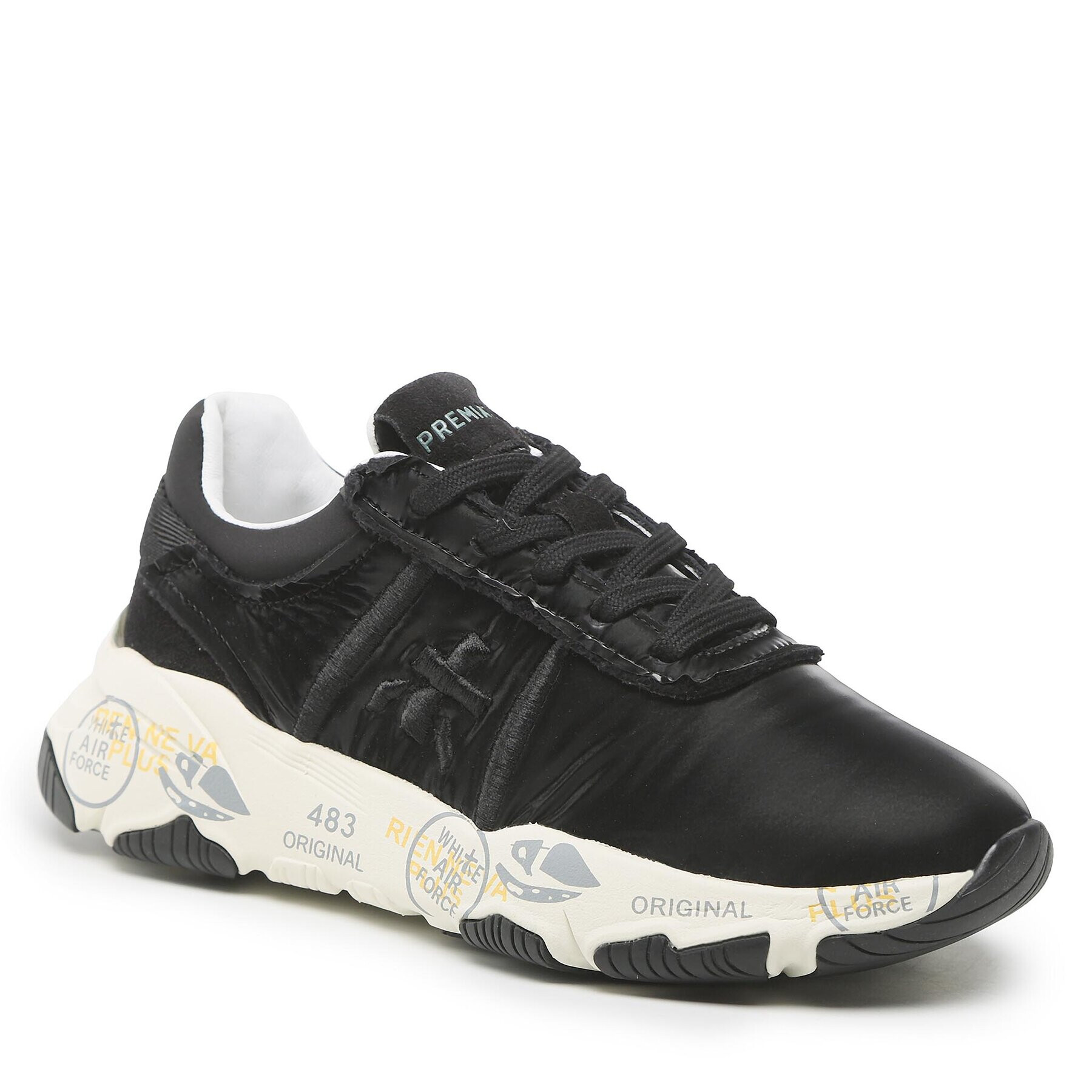 Premiata Sneakersy Buff 6116 Čierna - Pepit.sk