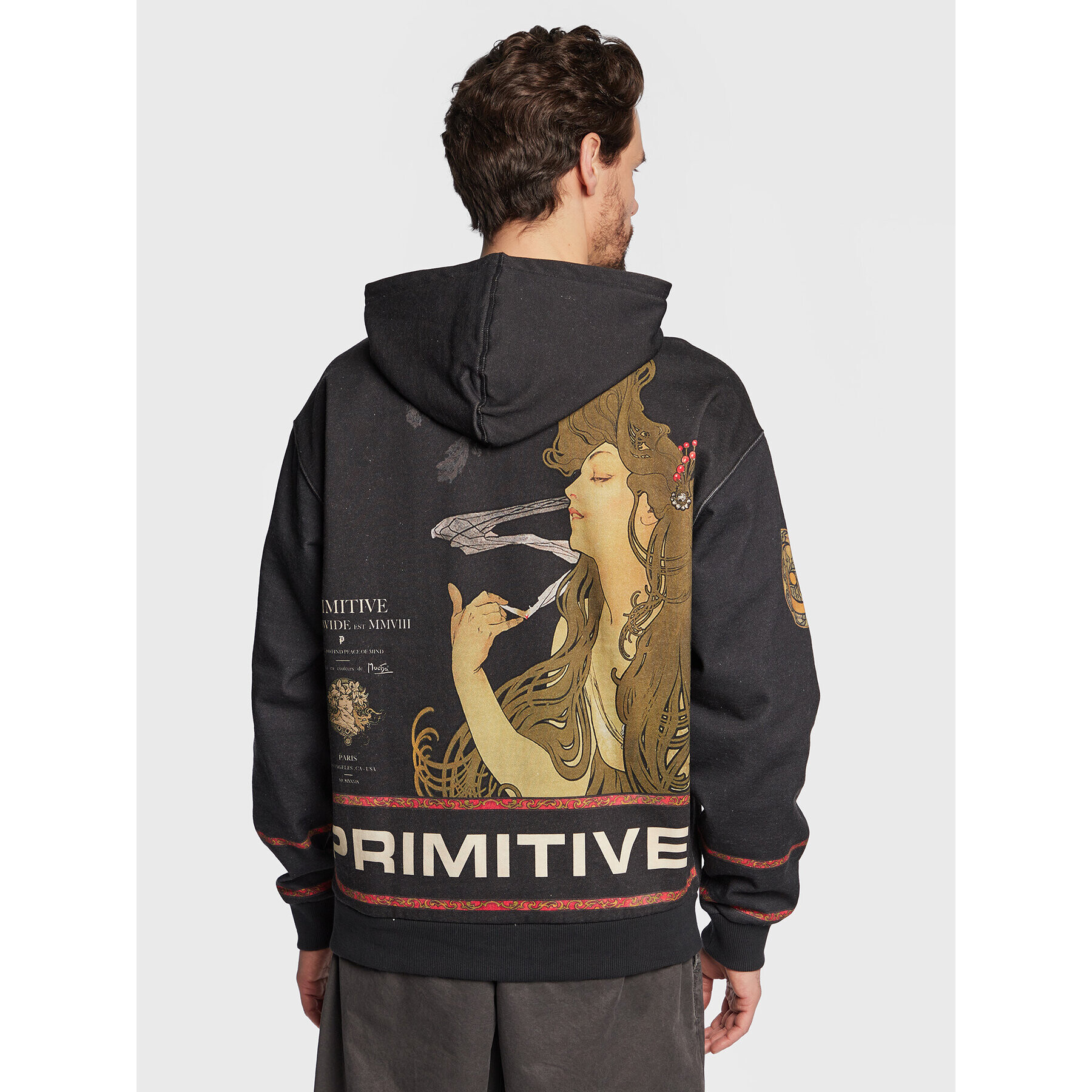 Primitive Mikina P12676 Sivá Regular Fit - Pepit.sk