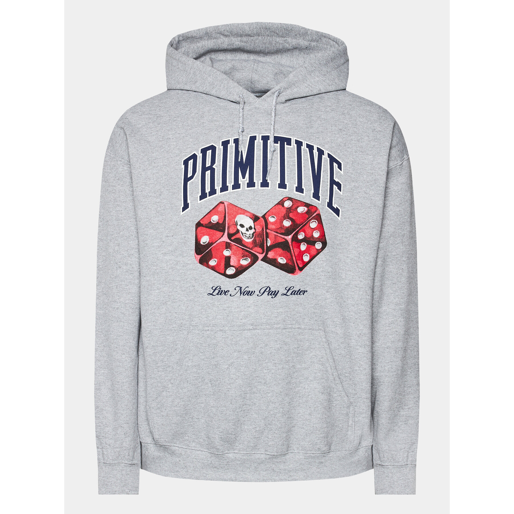 Primitive Mikina Payday PAPFA2310 Sivá Regular Fit - Pepit.sk