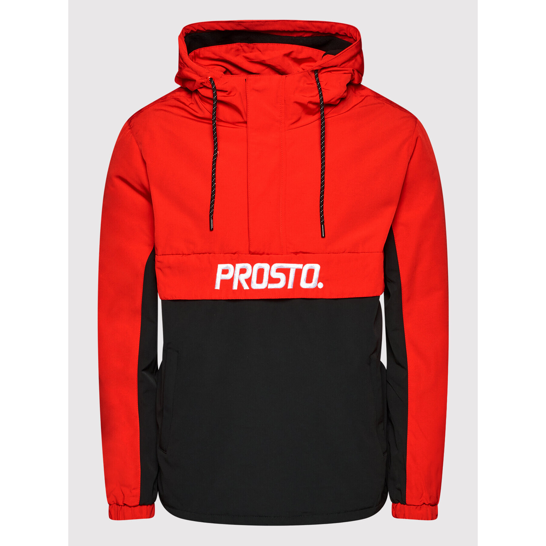 PROSTO. Bunda anorak KLASYK Retrorak 1072 Červená Regular Fit - Pepit.sk