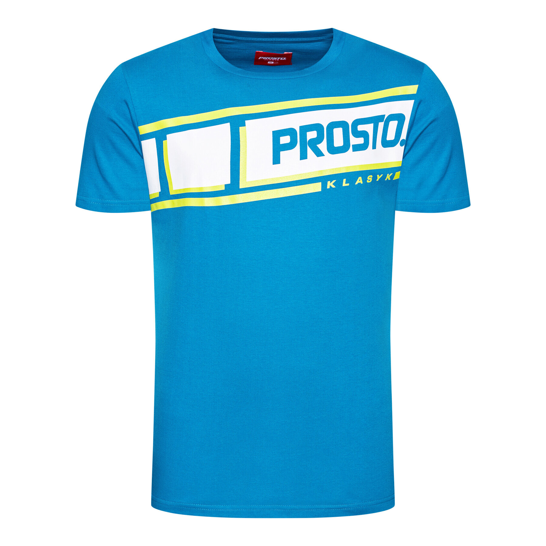 PROSTO. Tričko KLASYK Hama 1091 Modrá Regular Fit - Pepit.sk