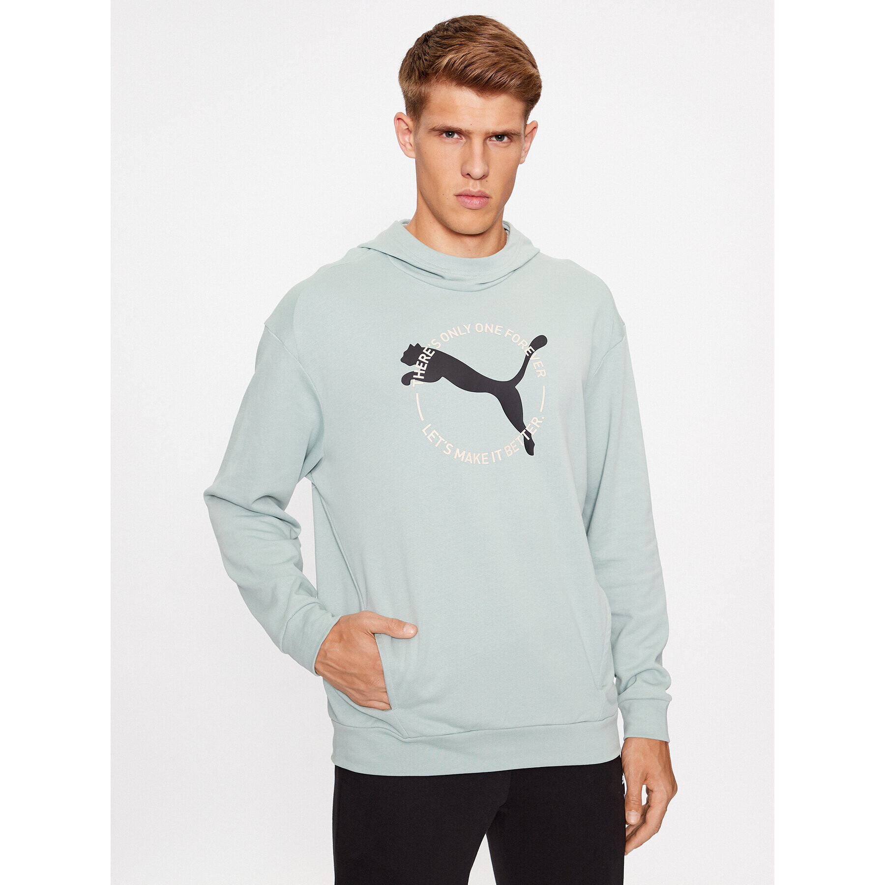 Puma Mikina Better Sportswear 676064 Zelená Regular Fit - Pepit.sk