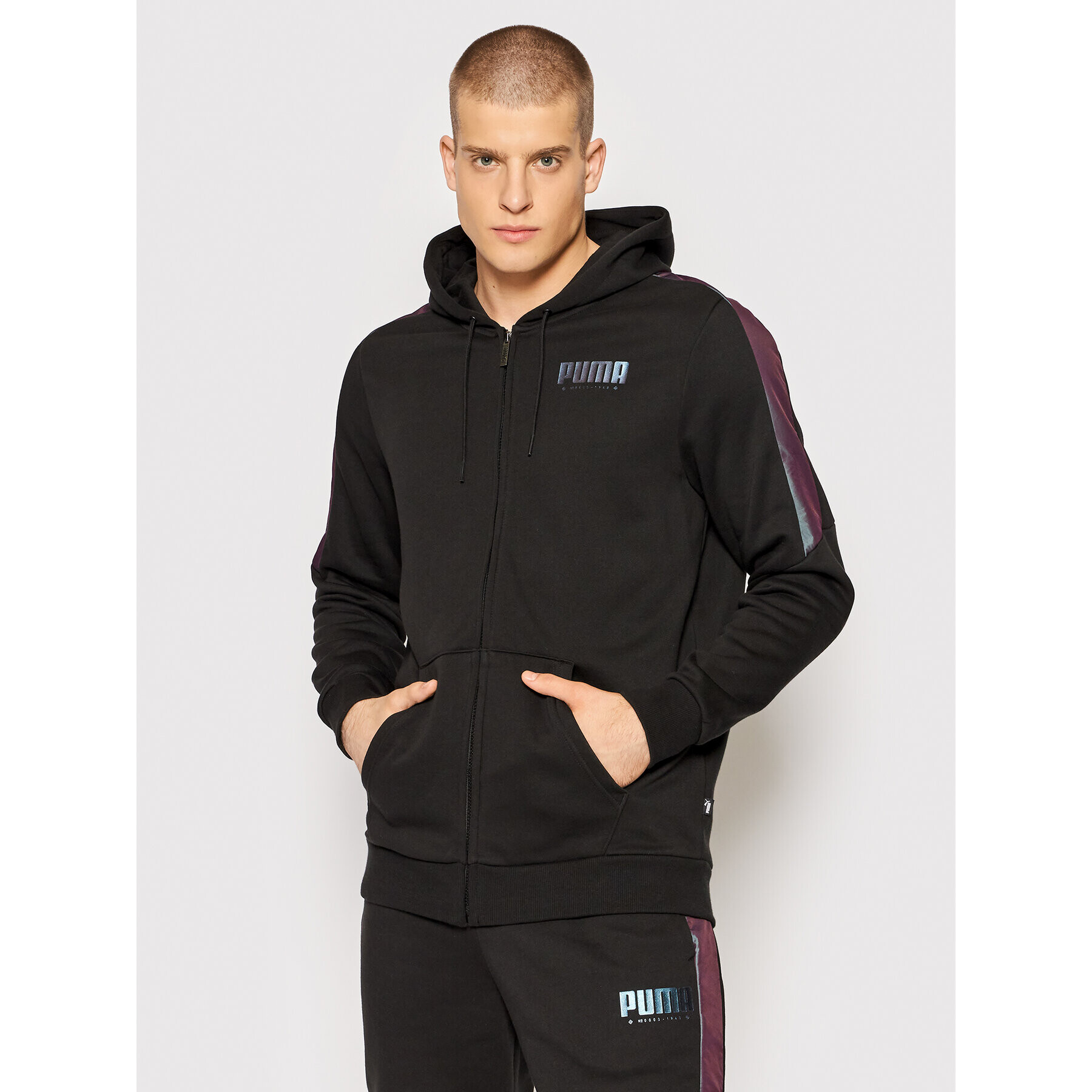 Puma Mikina Cyber Fz 848175 Čierna Regular Fit - Pepit.sk