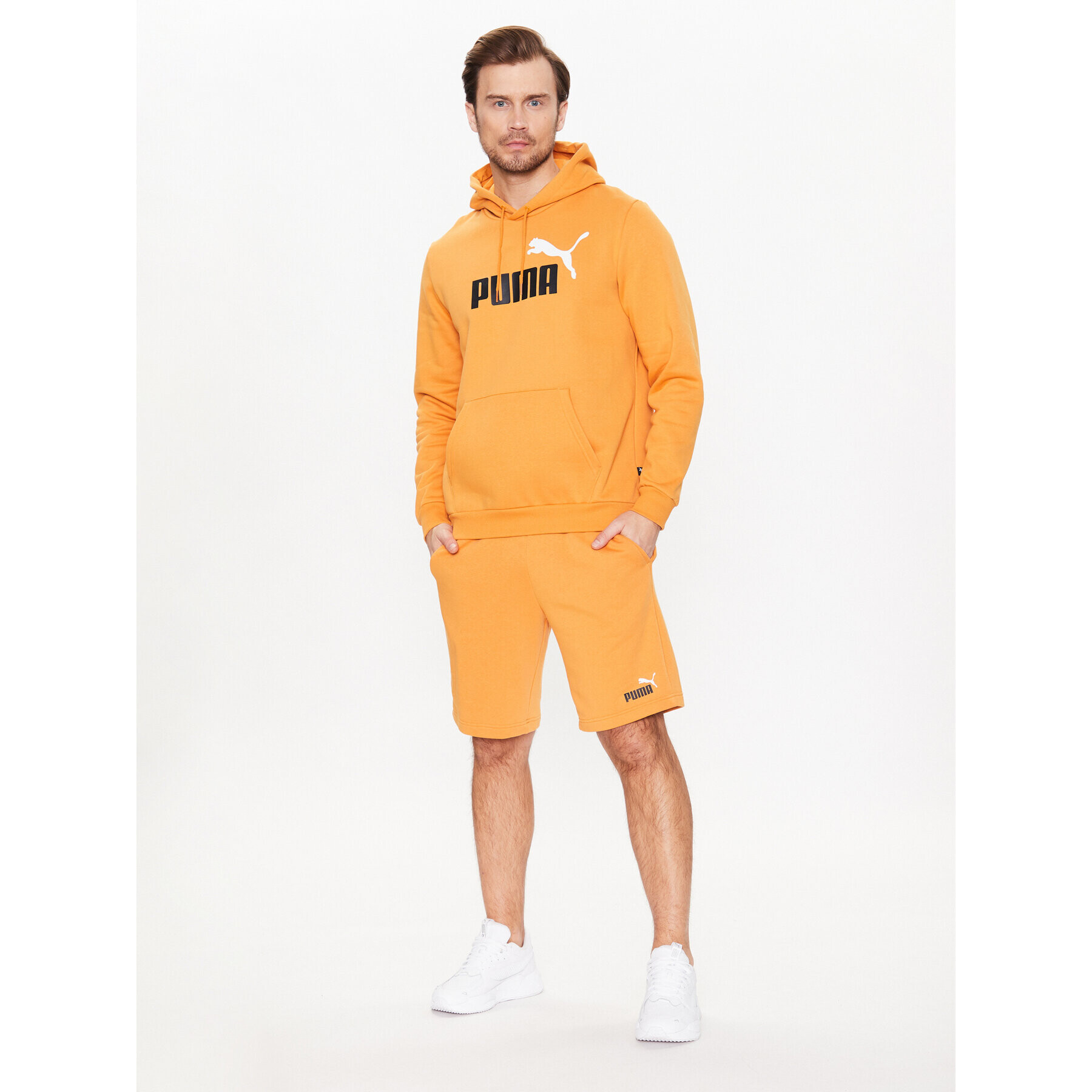 Puma Mikina Ess 586764 Oranžová Regular Fit - Pepit.sk