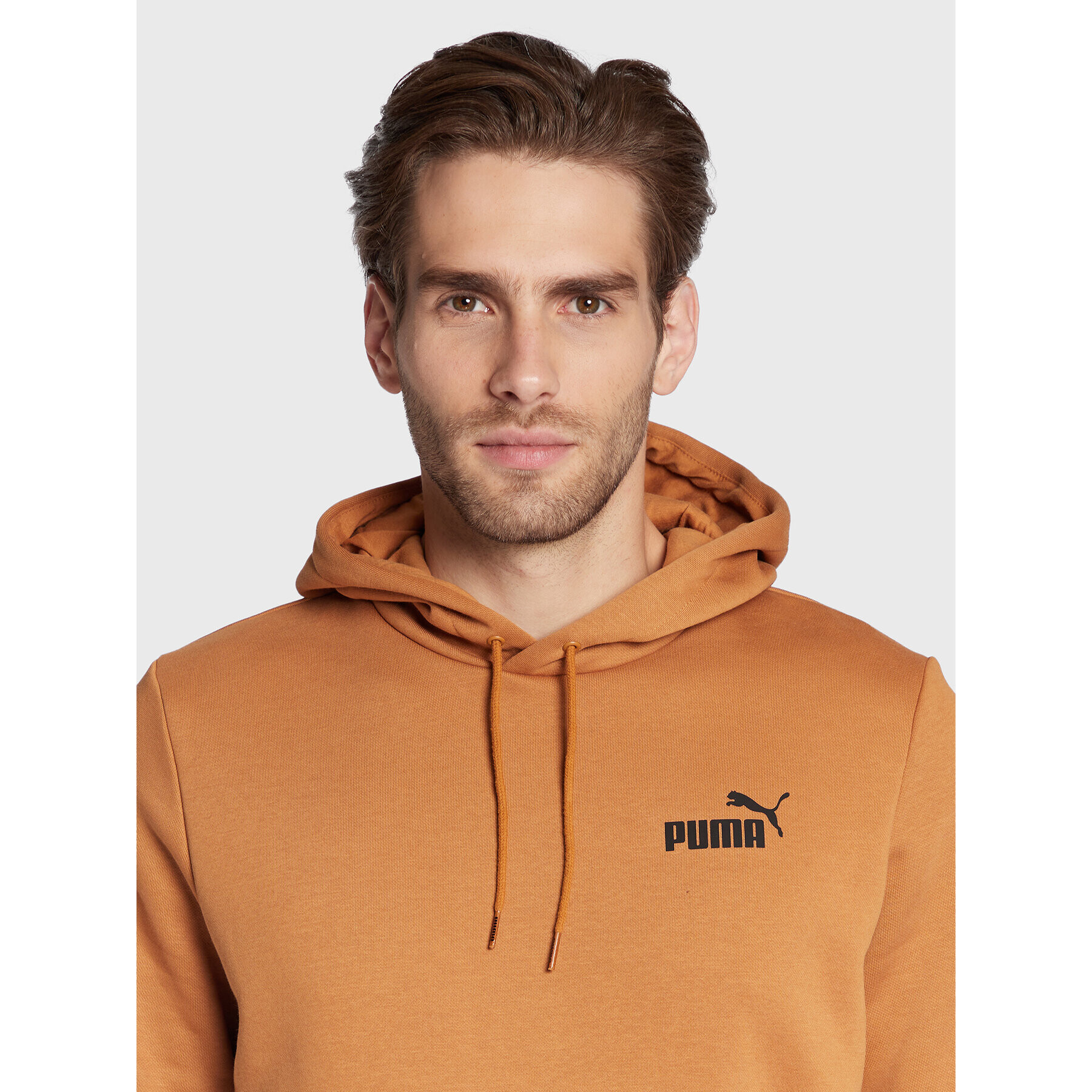 Puma Mikina Essential Small Logo 586691 Béžová Regular Fit - Pepit.sk