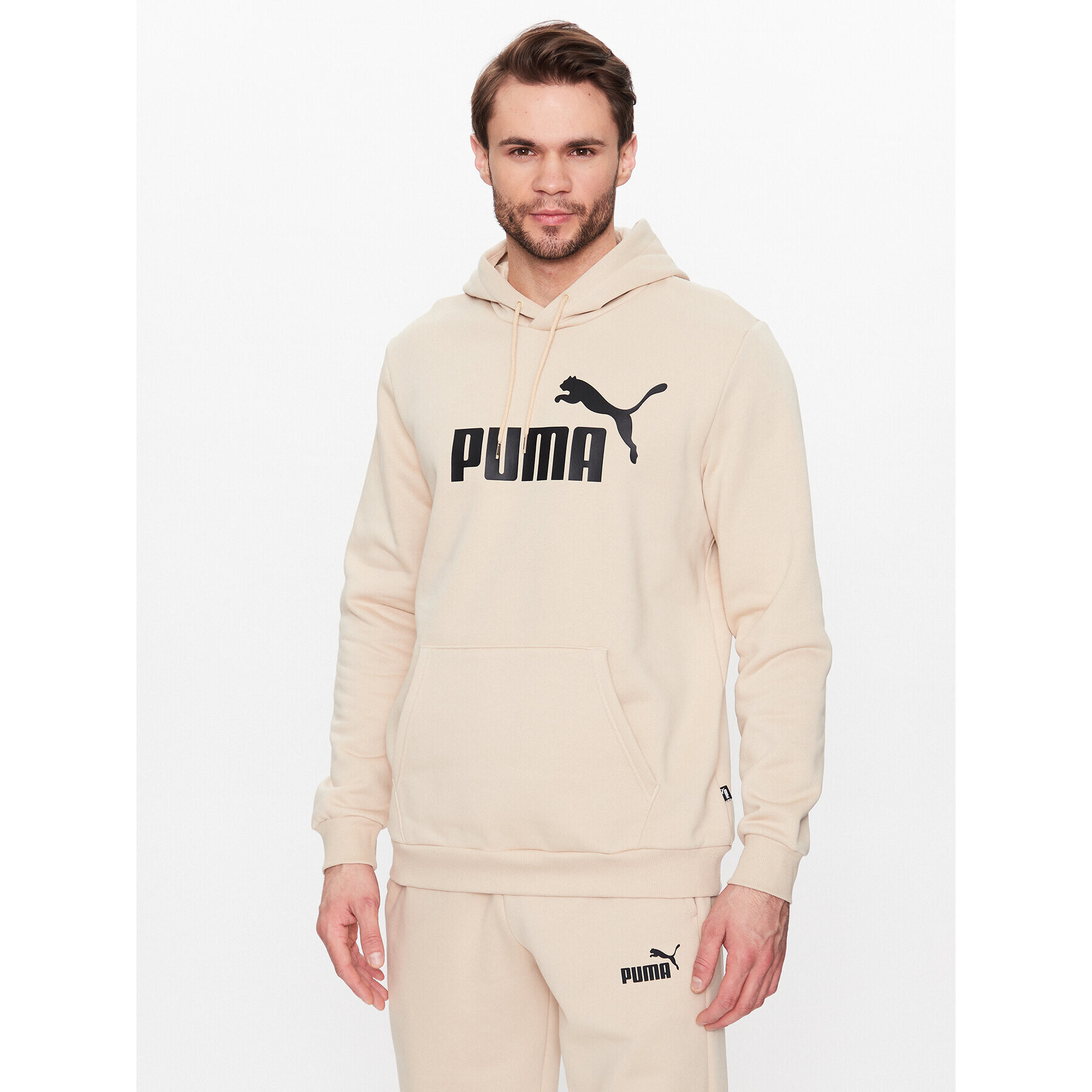 Puma Mikina Essentials Big Logo 586687 Béžová Regular Fit - Pepit.sk