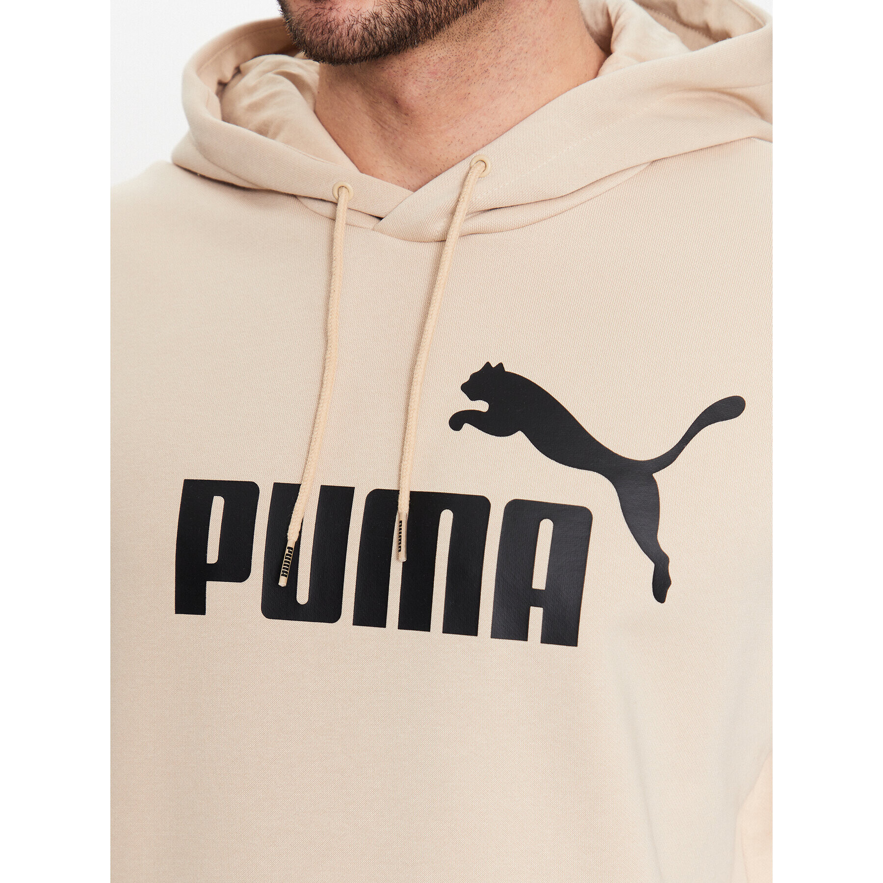 Puma Mikina Essentials Big Logo 586687 Béžová Regular Fit - Pepit.sk