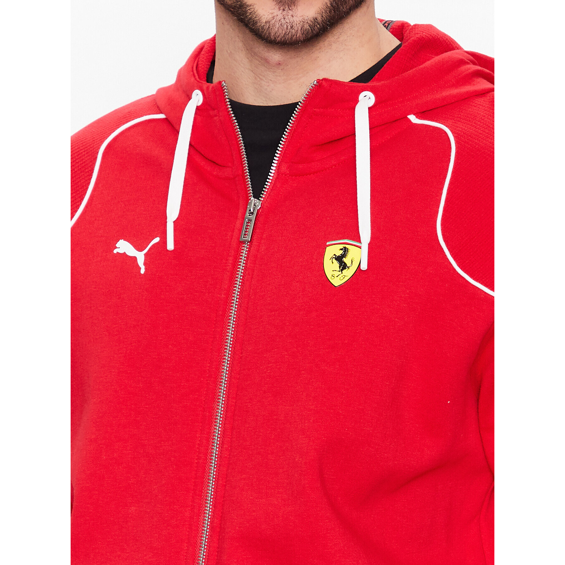 Puma Mikina Ferrari Race 538164 Červená Regular Fit - Pepit.sk