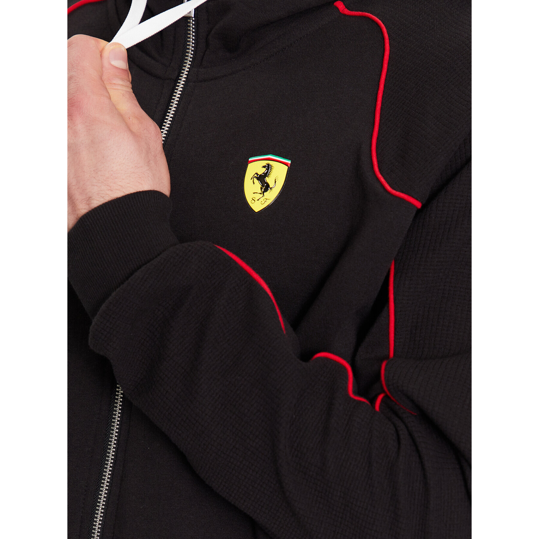 Puma Mikina Ferrari Race 538164 Čierna Regular Fit - Pepit.sk