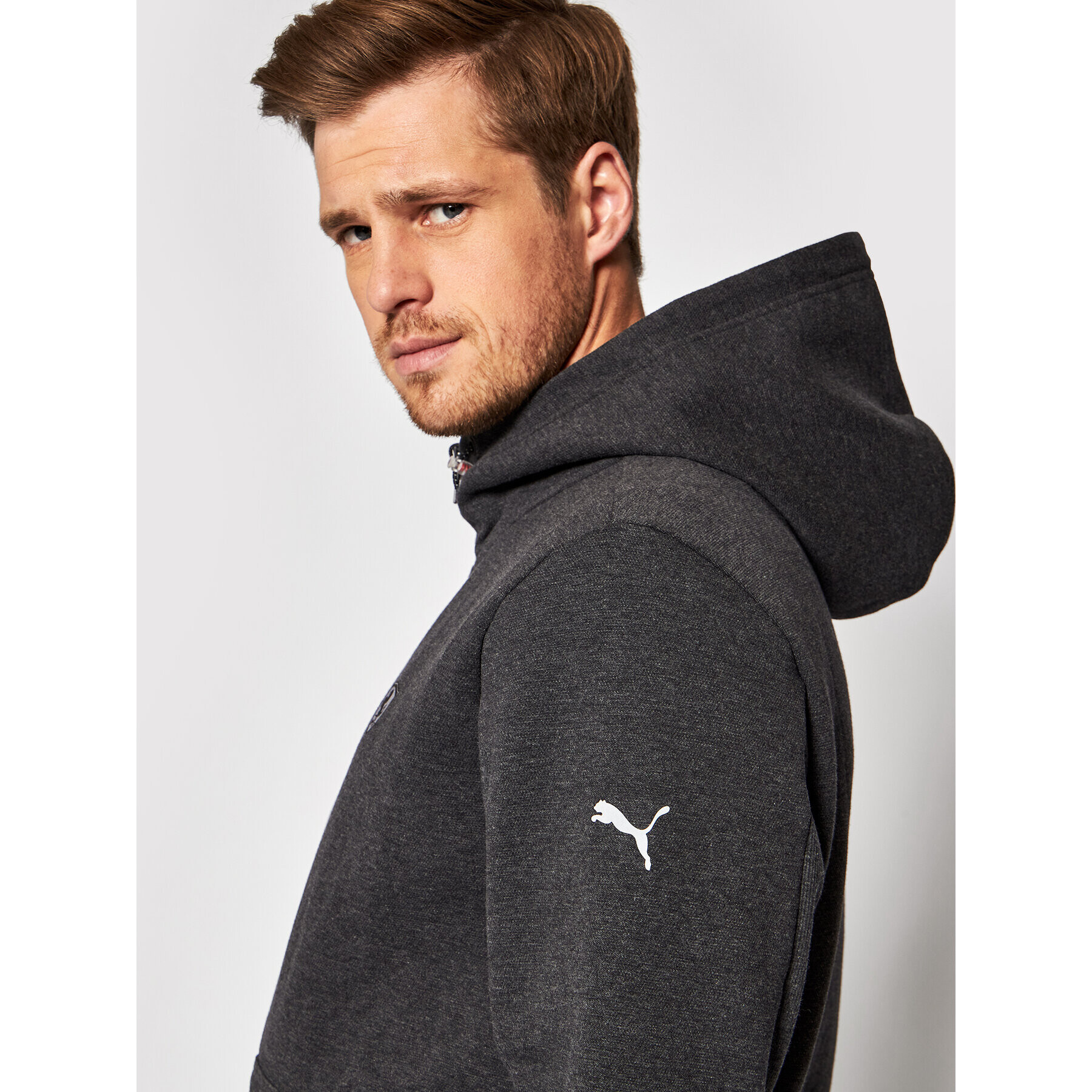 Puma Mikina Ferrari Style Hdd Sweat 597925 Sivá Regular Fit - Pepit.sk