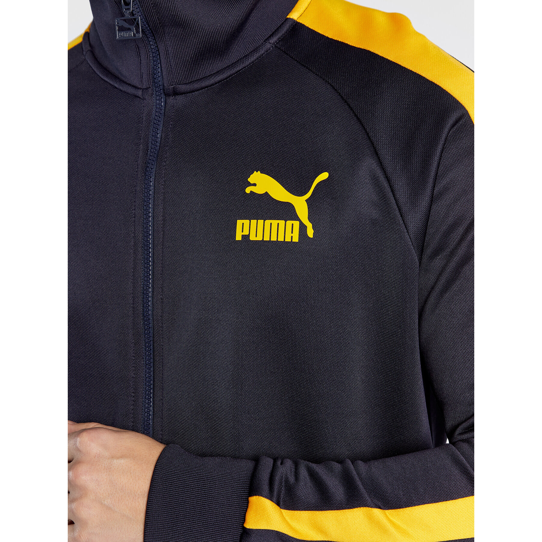 Puma Mikina Iconic T7 530095 Tmavomodrá Regular Fit - Pepit.sk