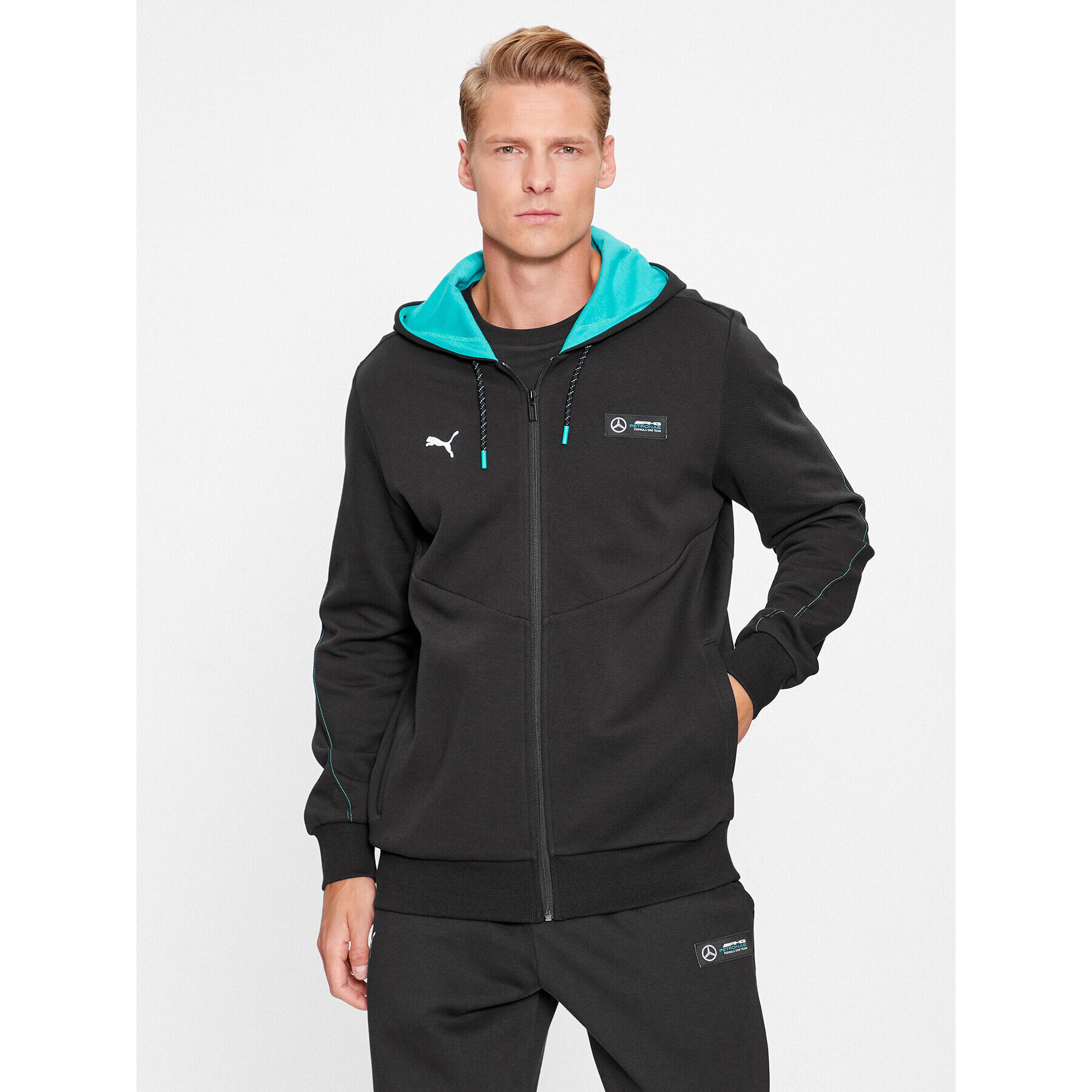 Puma Mikina Mapf1 621147 Čierna Regular Fit - Pepit.sk