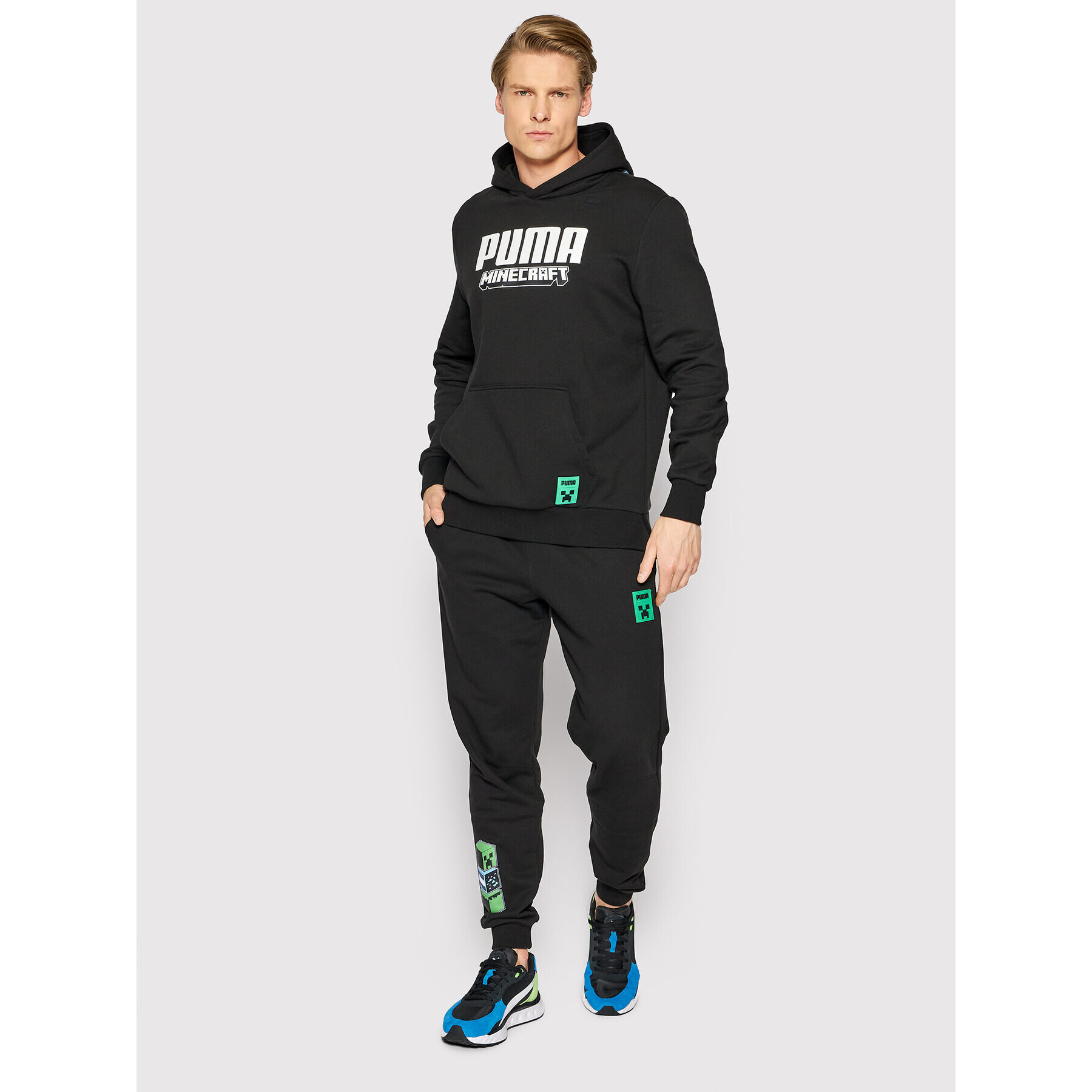 Puma Mikina MINECRAFT 534376 Čierna Regular Fit - Pepit.sk