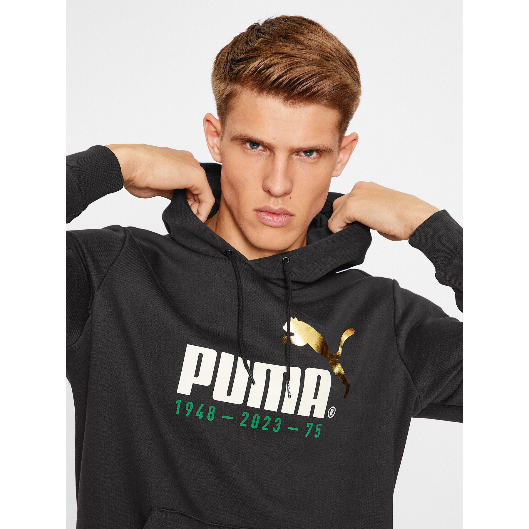 Puma Mikina No. 1 Logo Celebration 676021 Čierna Regular Fit - Pepit.sk