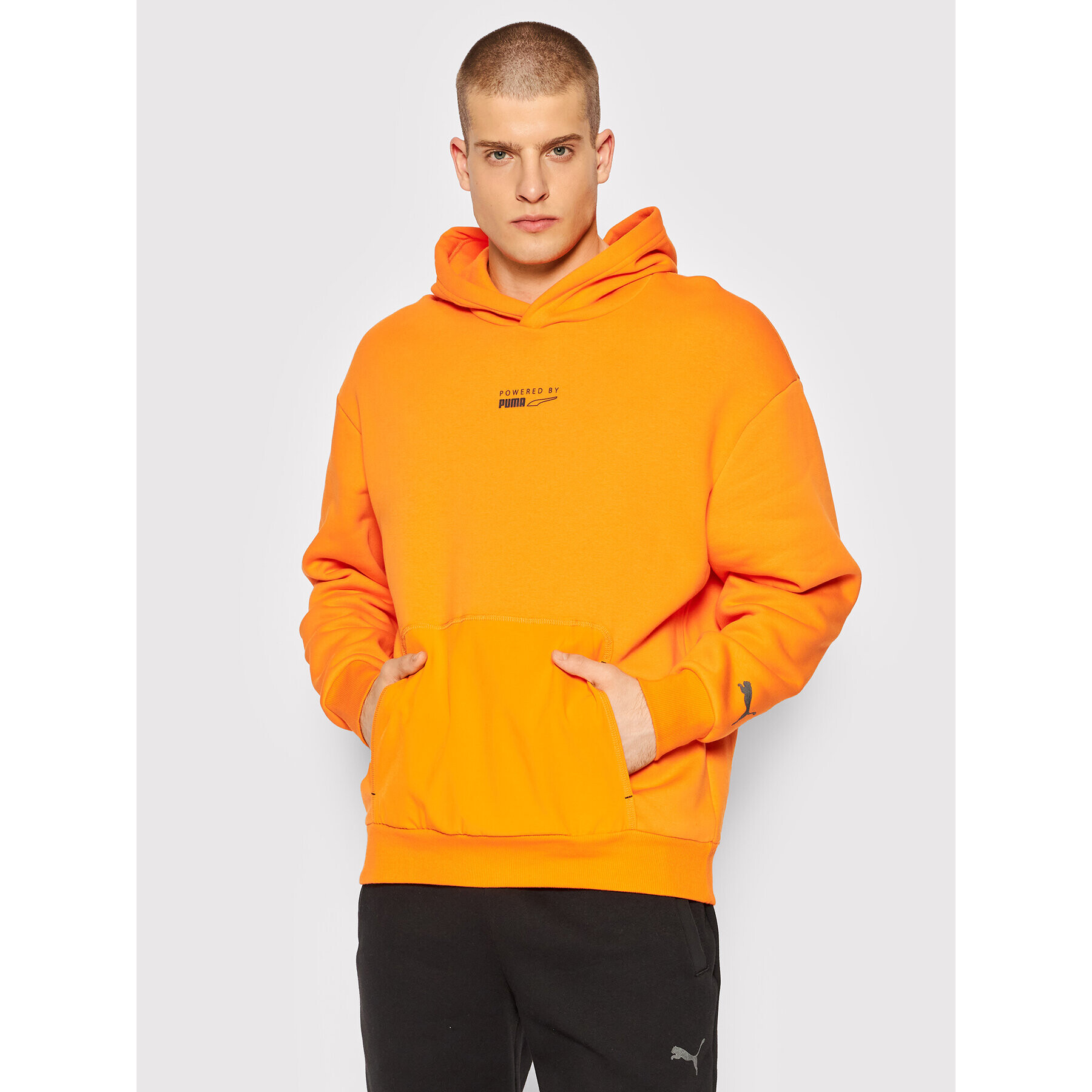 Puma Mikina Protec. T 534319 Oranžová Regular Fit - Pepit.sk