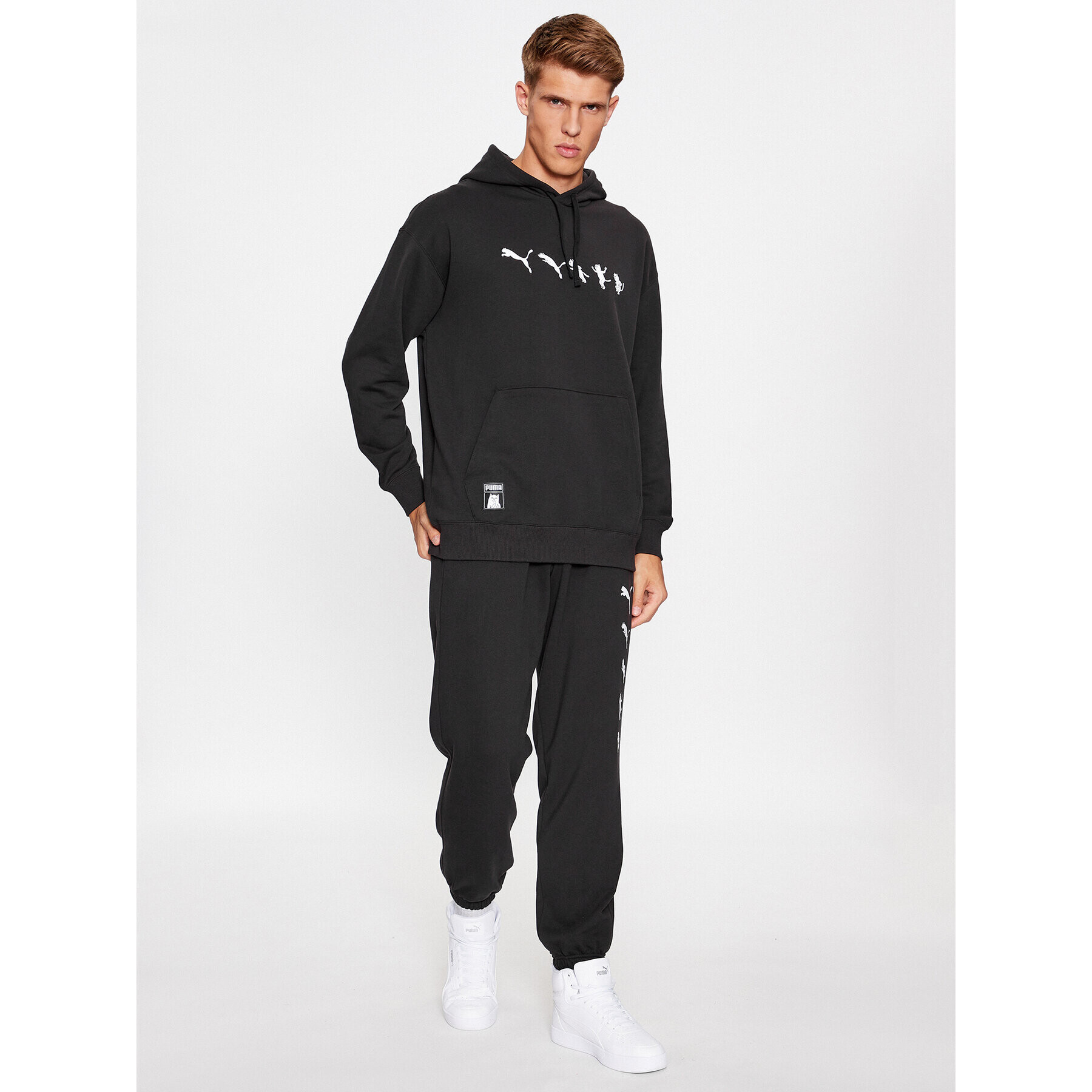 Puma Mikina X Ripndip 622197 Čierna Relaxed Fit - Pepit.sk