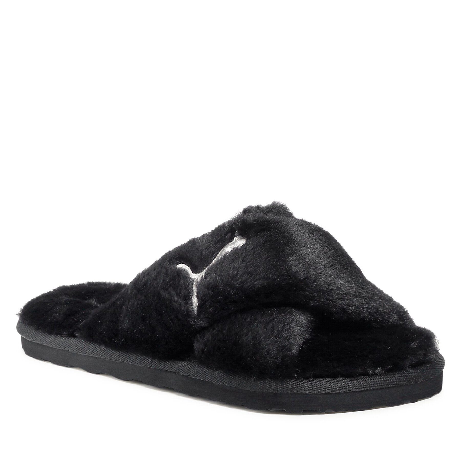 Puma Papuče Fluff X Strap 384936 01 Čierna - Pepit.sk