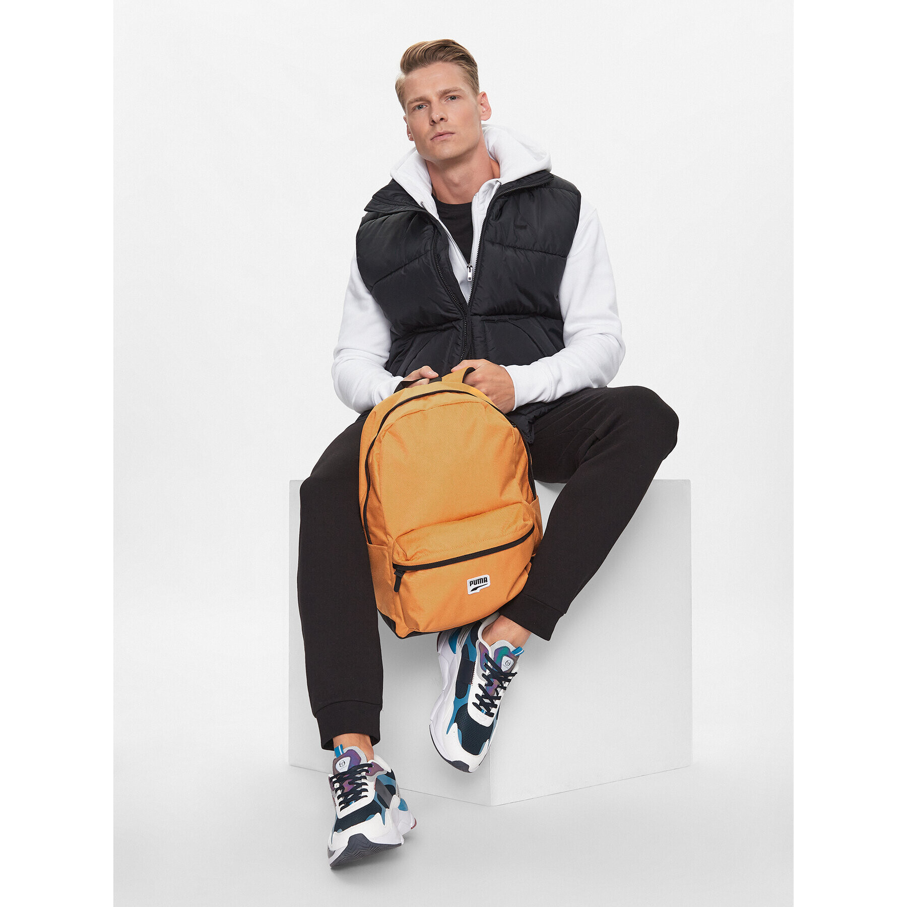 Puma Ruksak Downtown Backpack 079659 02 Oranžová - Pepit.sk