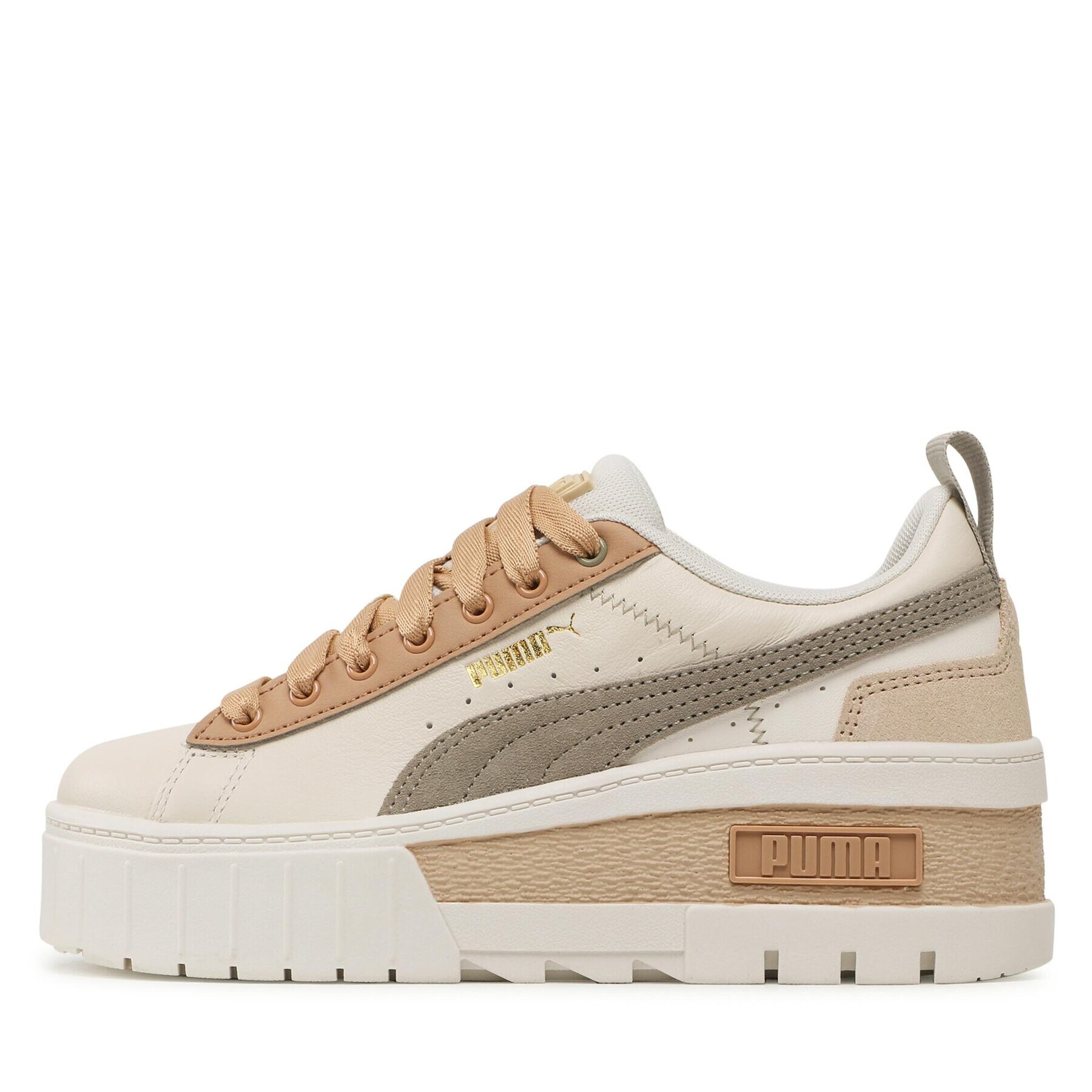 Puma Sneakersy Mayze Wedge Pastel Wns 388566 03 Écru - Pepit.sk