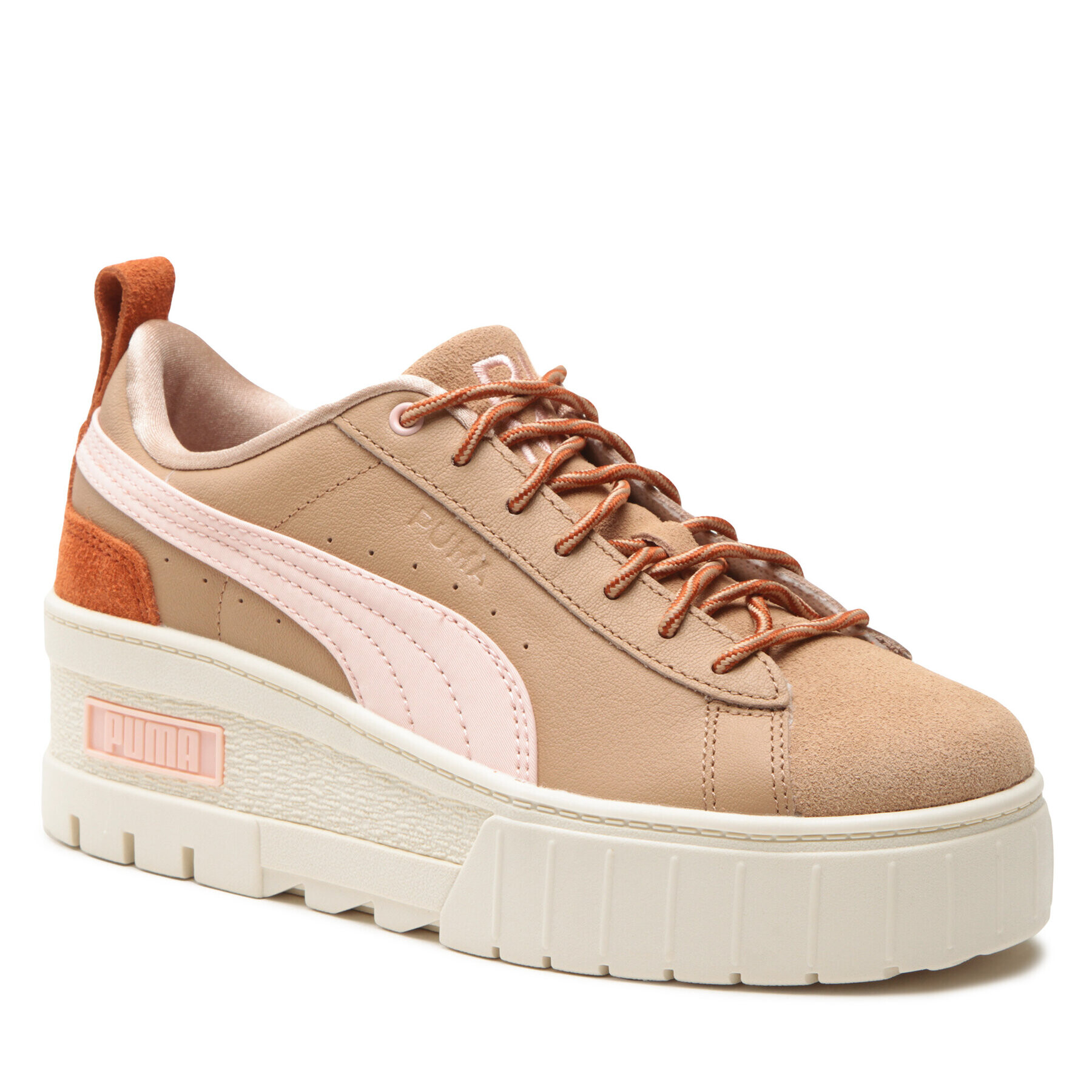 Puma Sneakersy Mayze Wedge Wild Women Wns 389868 01 Hnedá - Pepit.sk