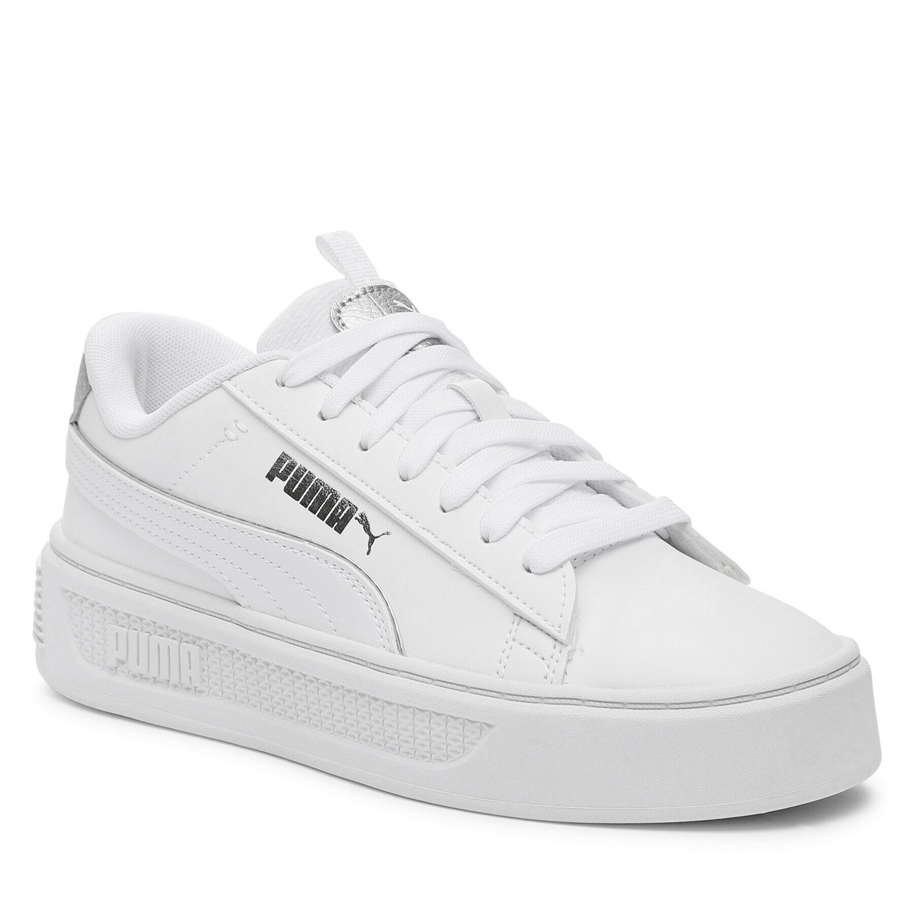 Puma Sneakersy Smash Platform v3 Pop Up 392504 02 Biela - Pepit.sk