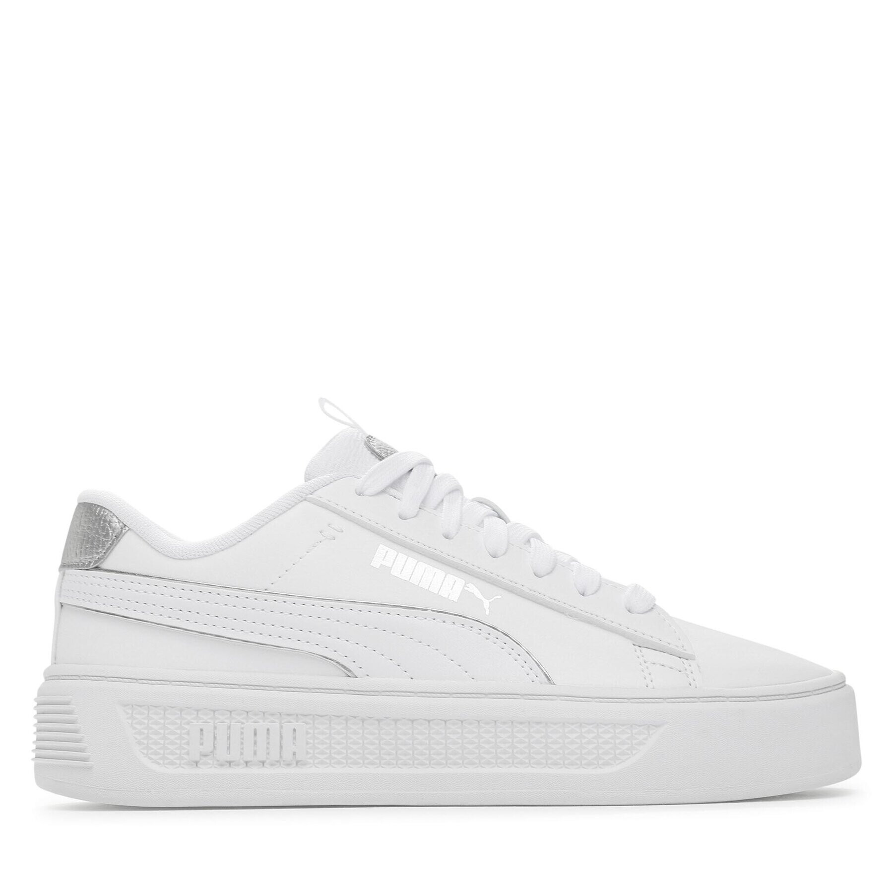 Puma Sneakersy Smash Platform v3 Pop Up 392504 02 Biela - Pepit.sk