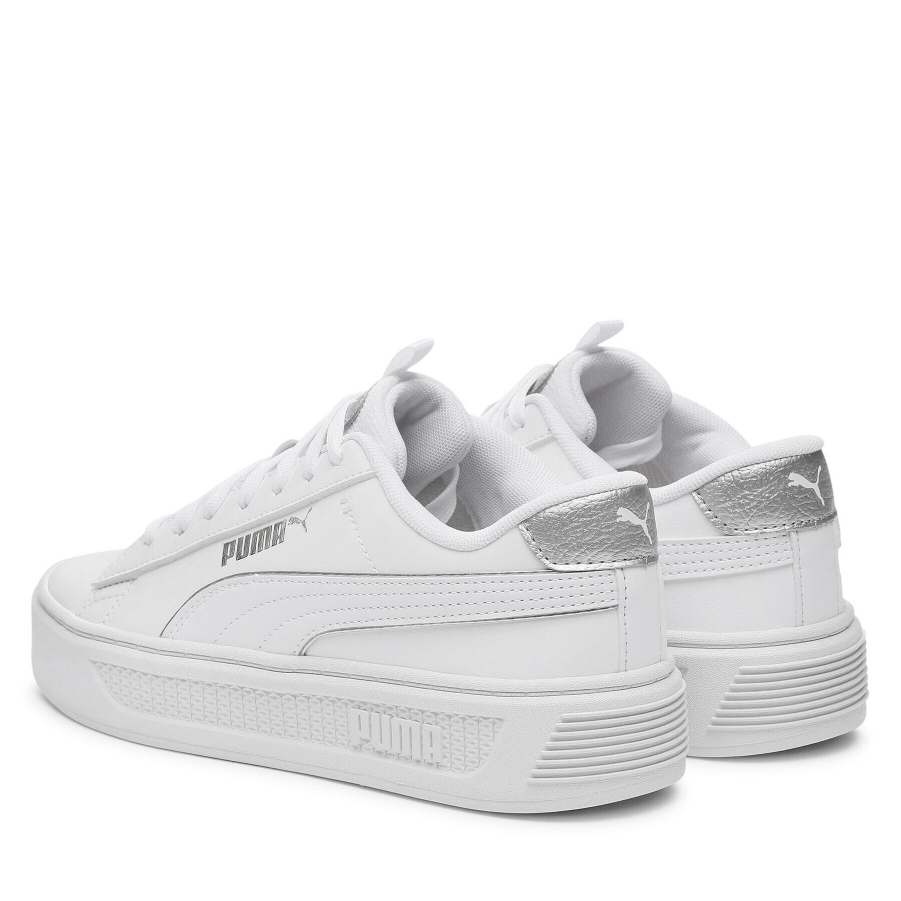 Puma Sneakersy Smash Platform v3 Pop Up 392504 02 Biela - Pepit.sk