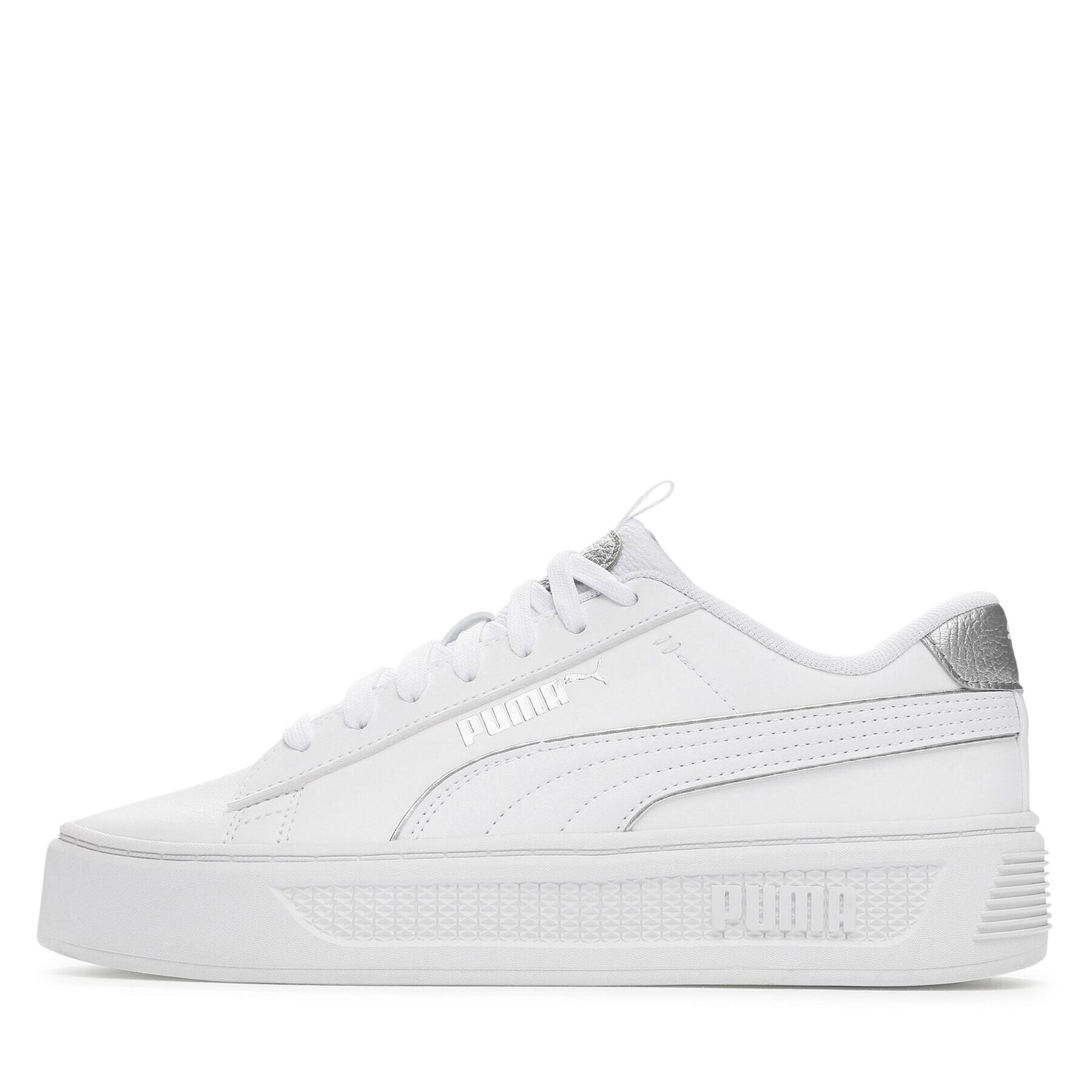 Puma Sneakersy Smash Platform v3 Pop Up 392504 02 Biela - Pepit.sk