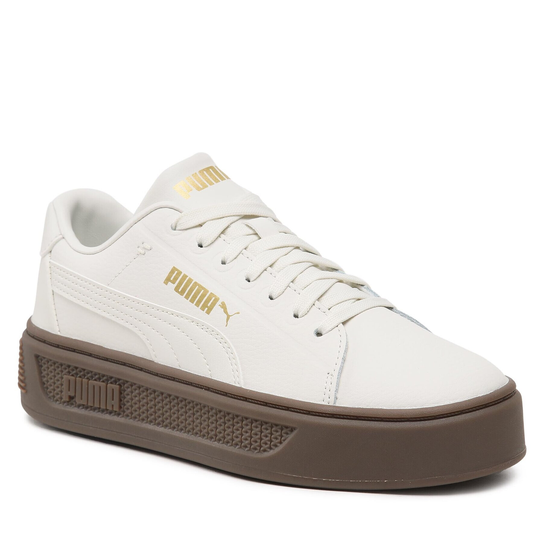 Puma Sneakersy Smash Platform V3 Sleek 38940103 Écru - Pepit.sk