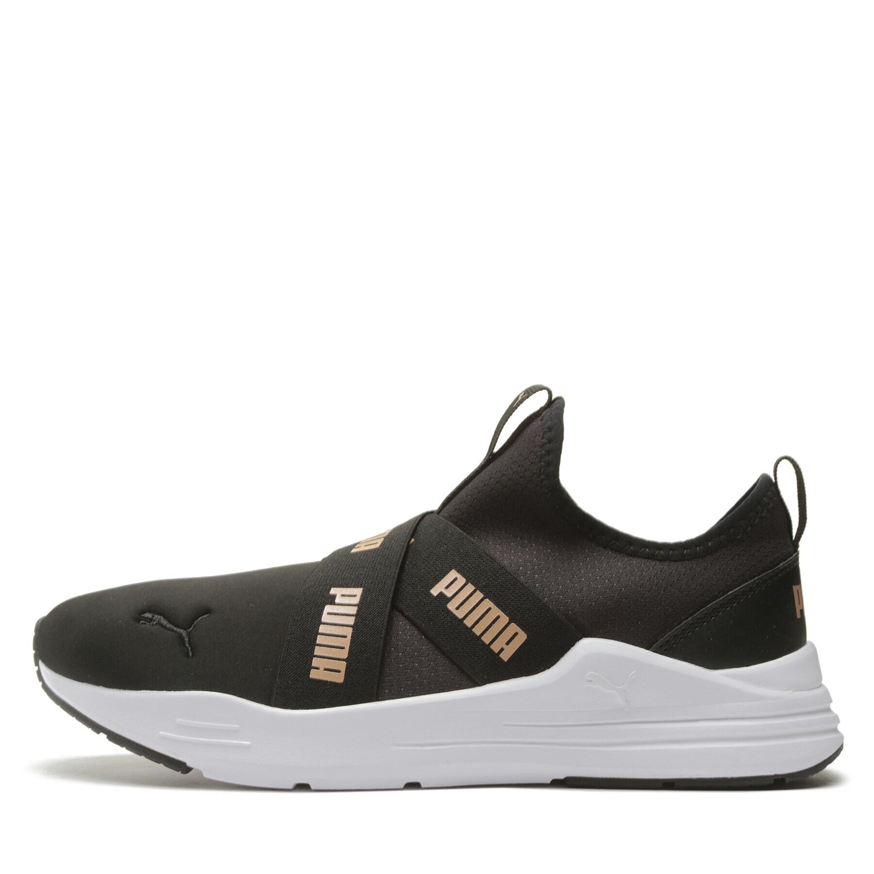 Puma Sneakersy Wired Run Slipon Metallics 389281 01 Čierna - Pepit.sk