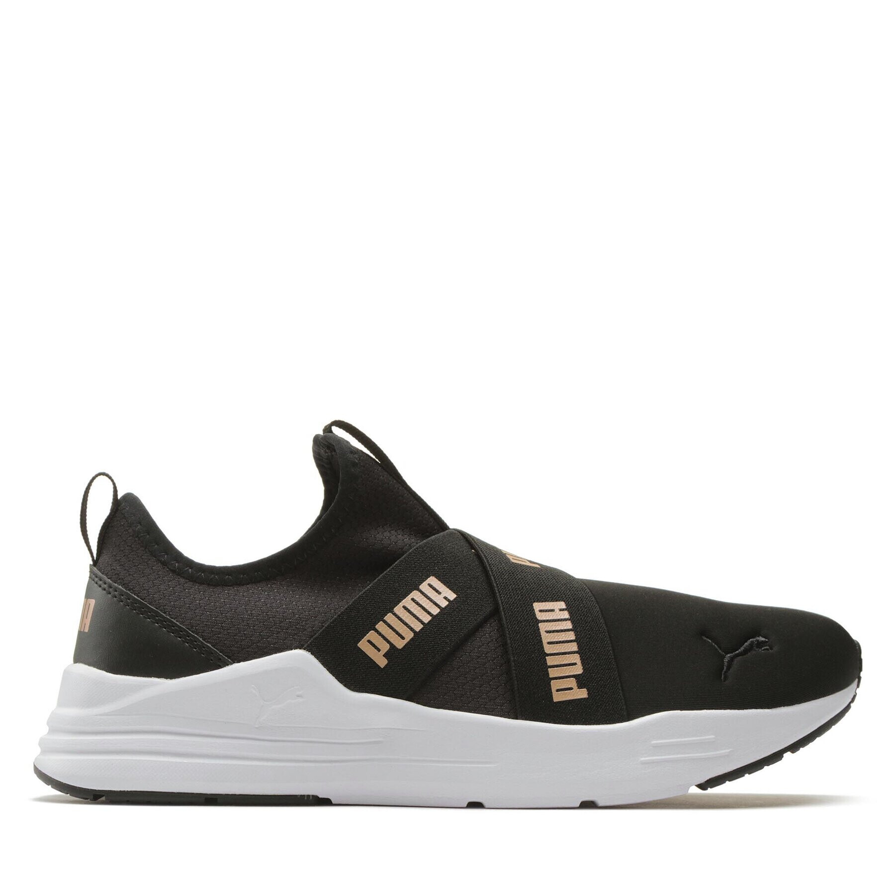 Puma Sneakersy Wired Run Slipon Metallics 389281 01 Čierna - Pepit.sk