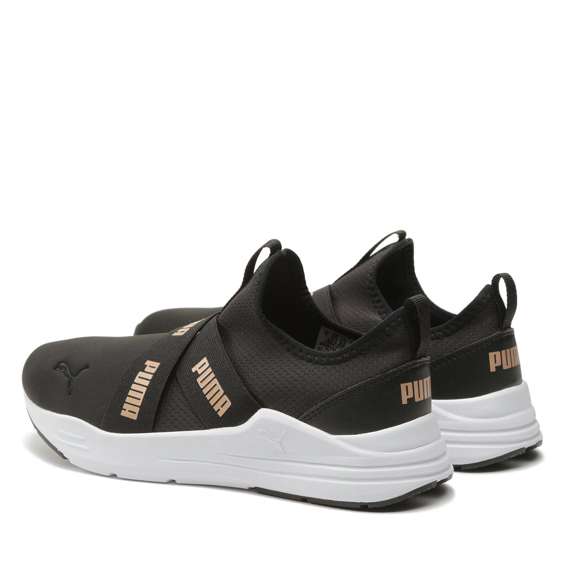 Puma Sneakersy Wired Run Slipon Metallics 389281 01 Čierna - Pepit.sk